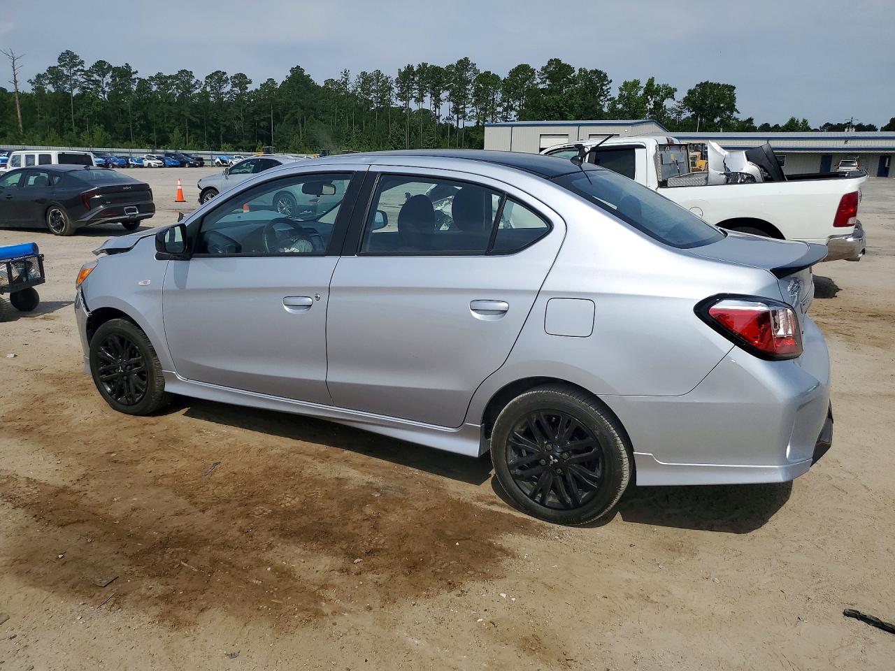 2024 Mitsubishi Mirage G4 Es Silver vin: ML32FUFJ5RHF19211