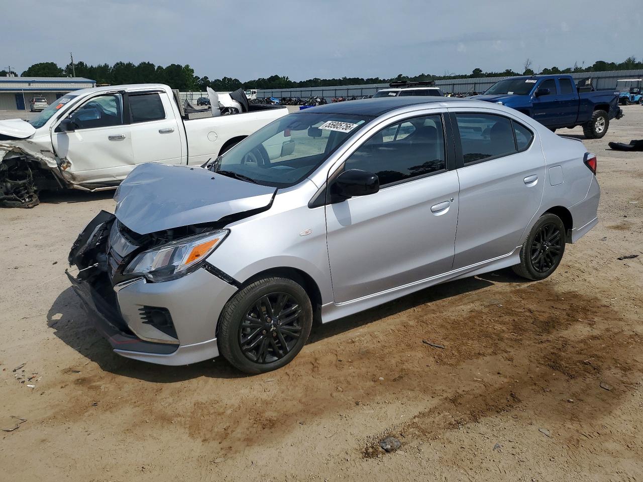 2024 Mitsubishi Mirage G4 Es Silver vin: ML32FUFJ5RHF19211