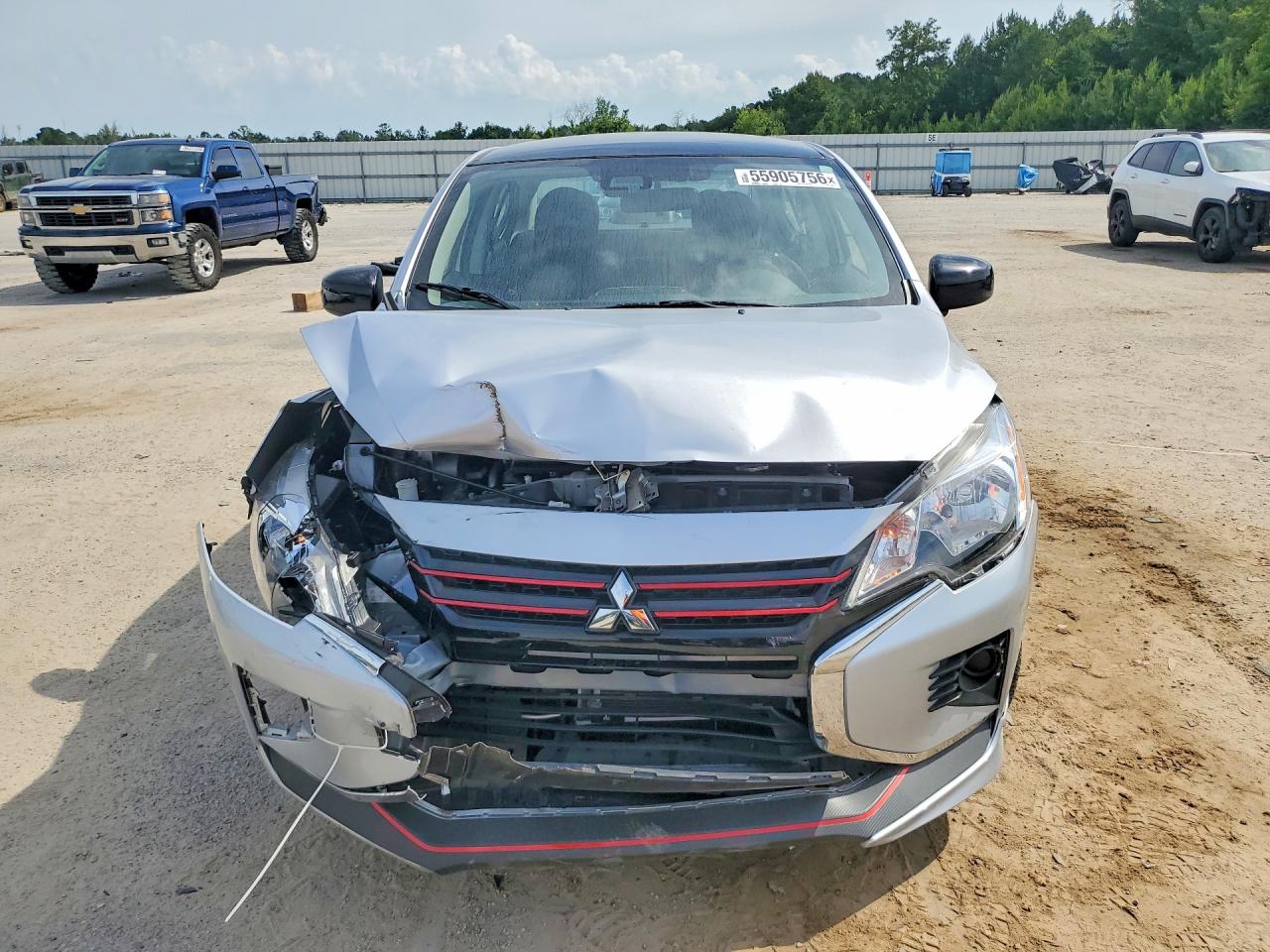 2024 Mitsubishi Mirage G4 Es Silver vin: ML32FUFJ5RHF19211