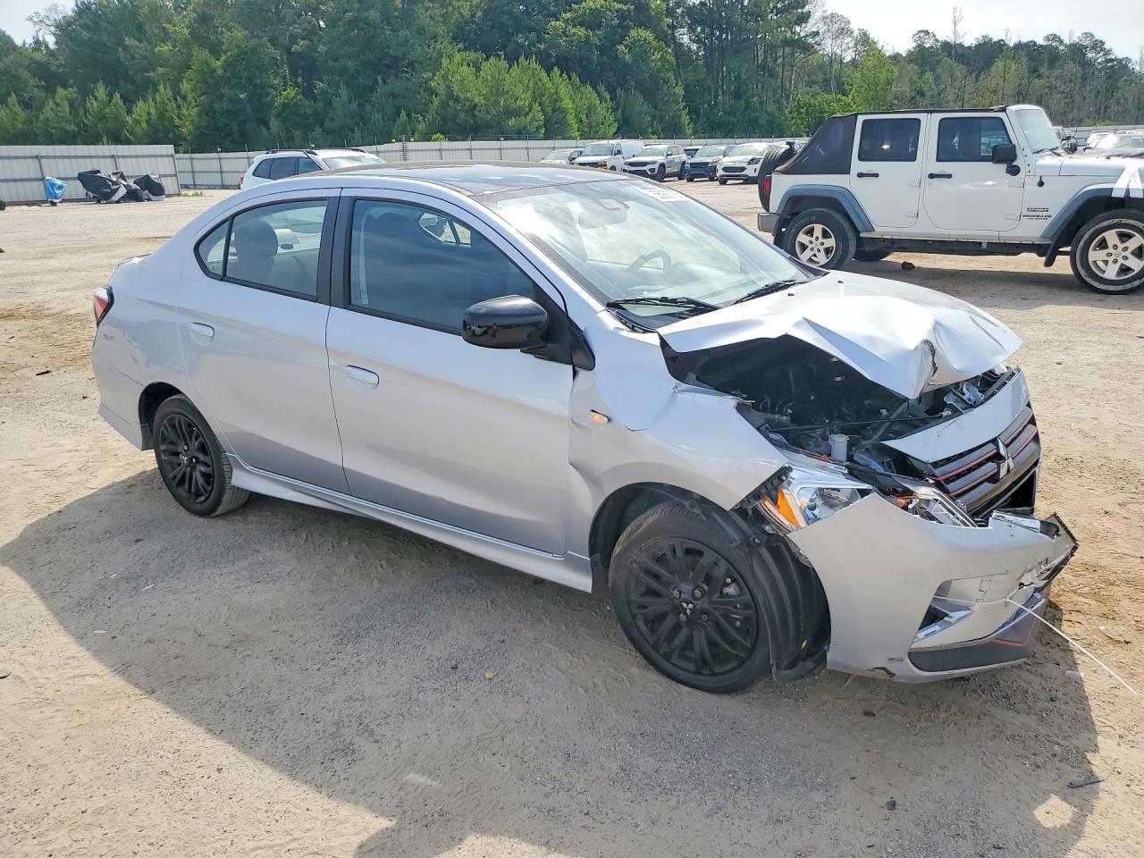 2024 Mitsubishi Mirage G4 Es Silver vin: ML32FUFJ5RHF19211