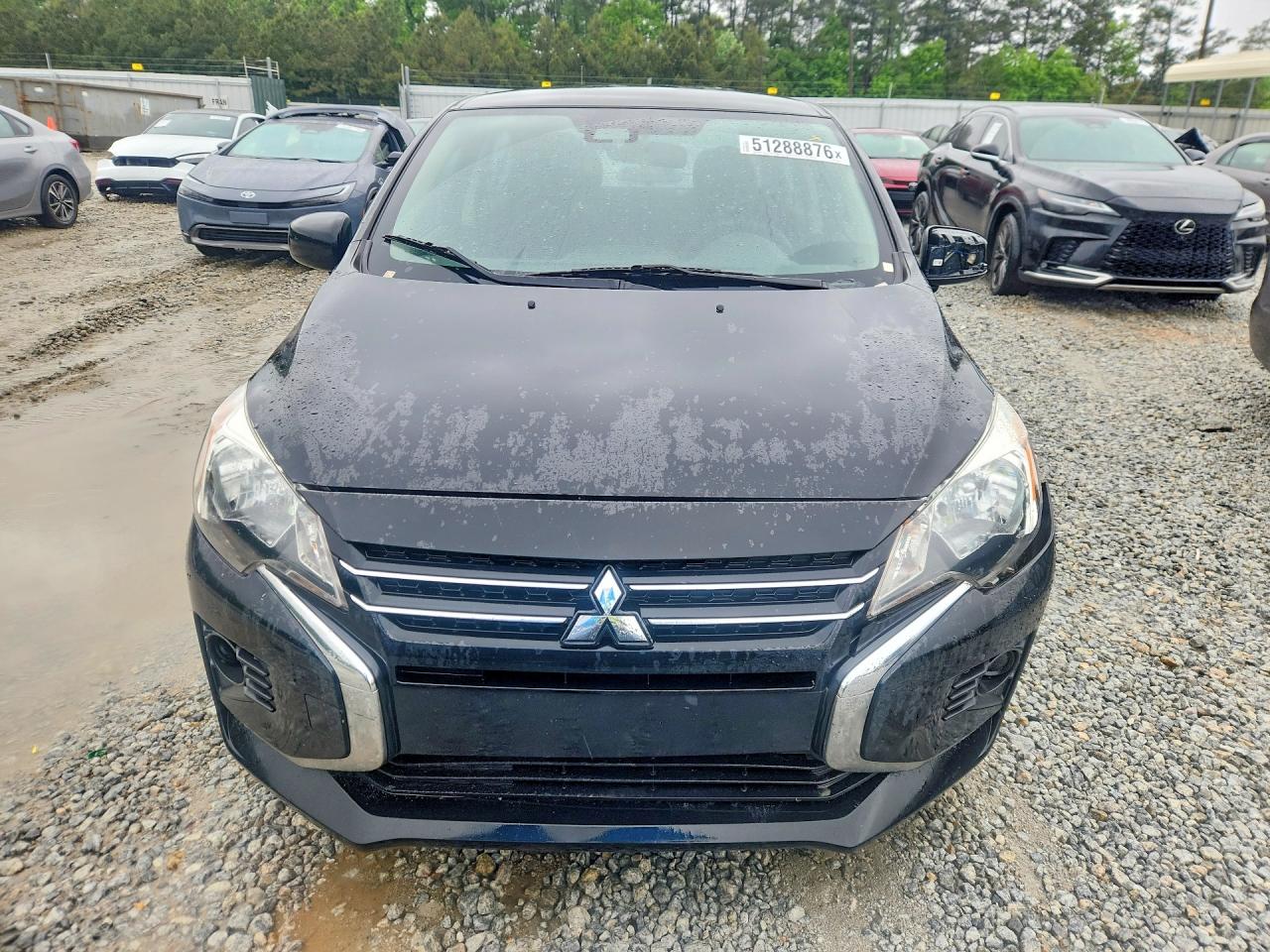 2022 Mitsubishi Mirage G4 Es Черный vin: ML32FUFJ7NHF03926