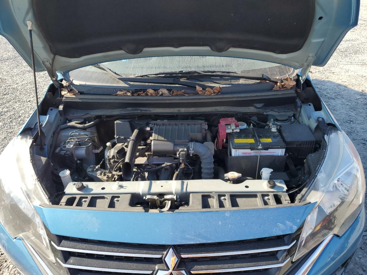 2022 Mitsubishi Mirage G4 Es Синий vin: ML32FUFJ7NHF06664