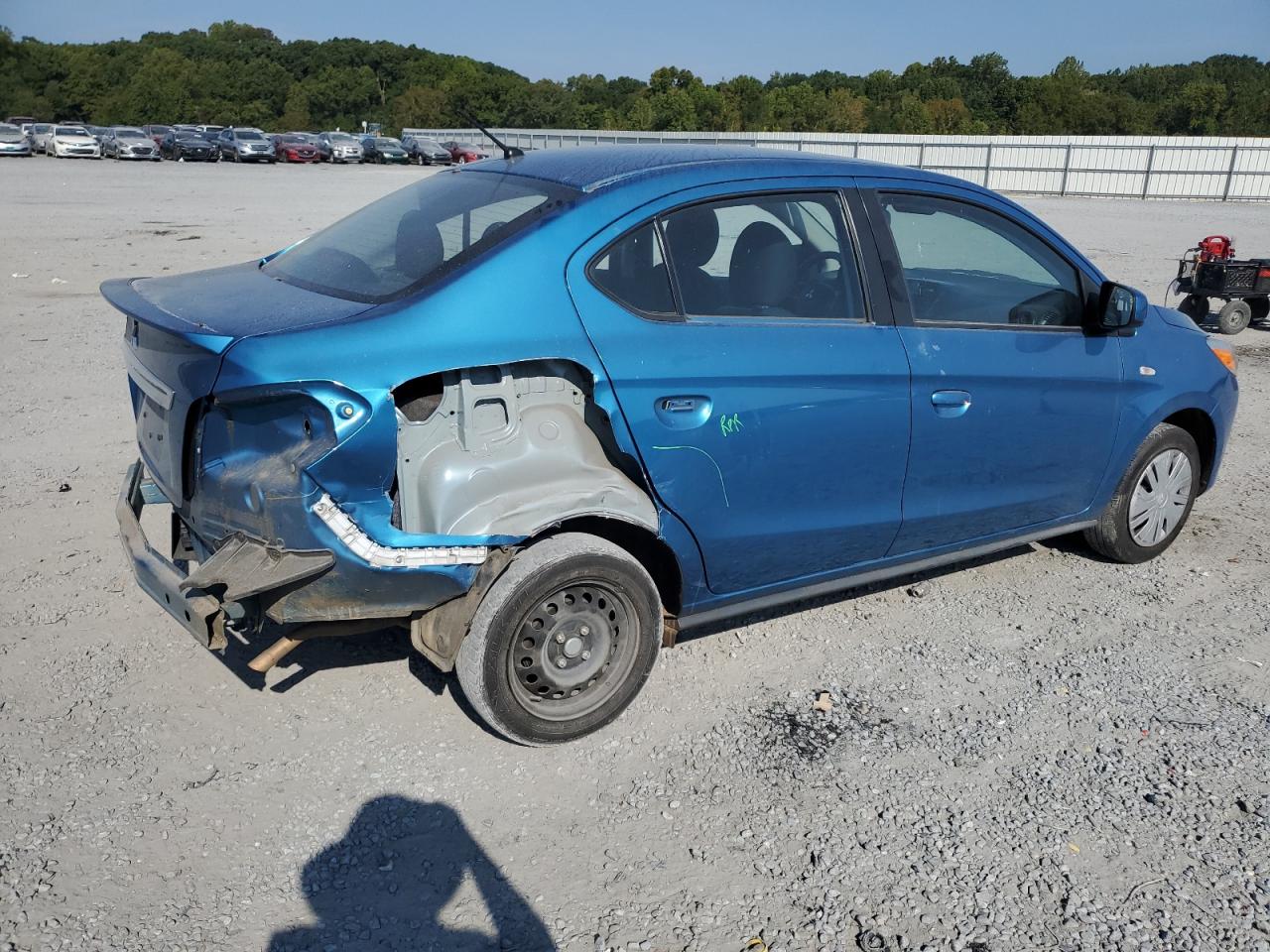2022 Mitsubishi Mirage G4 Es Синий vin: ML32FUFJ7NHF06664