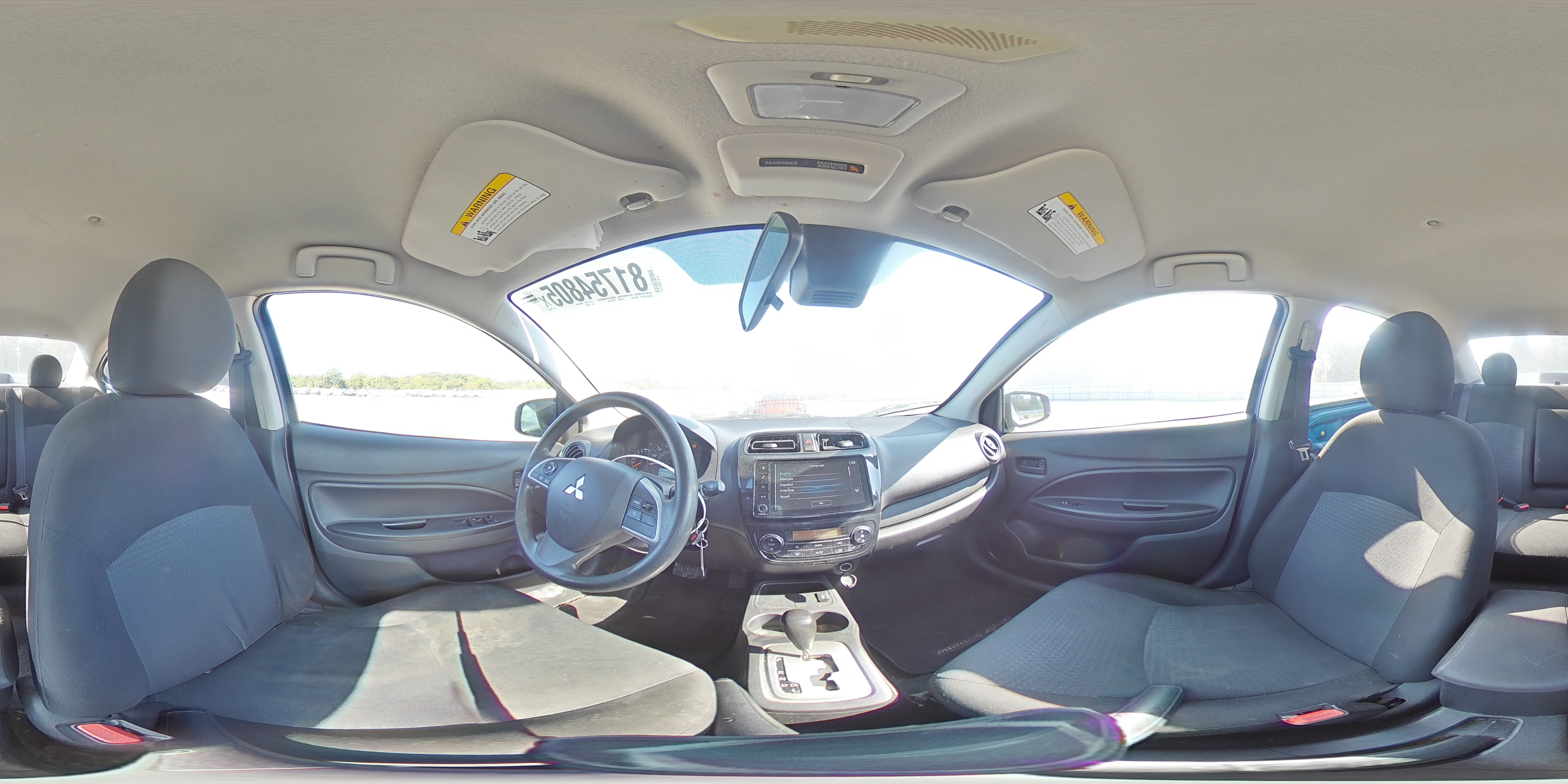 2022 Mitsubishi Mirage G4 Es Синий vin: ML32FUFJ7NHF06664