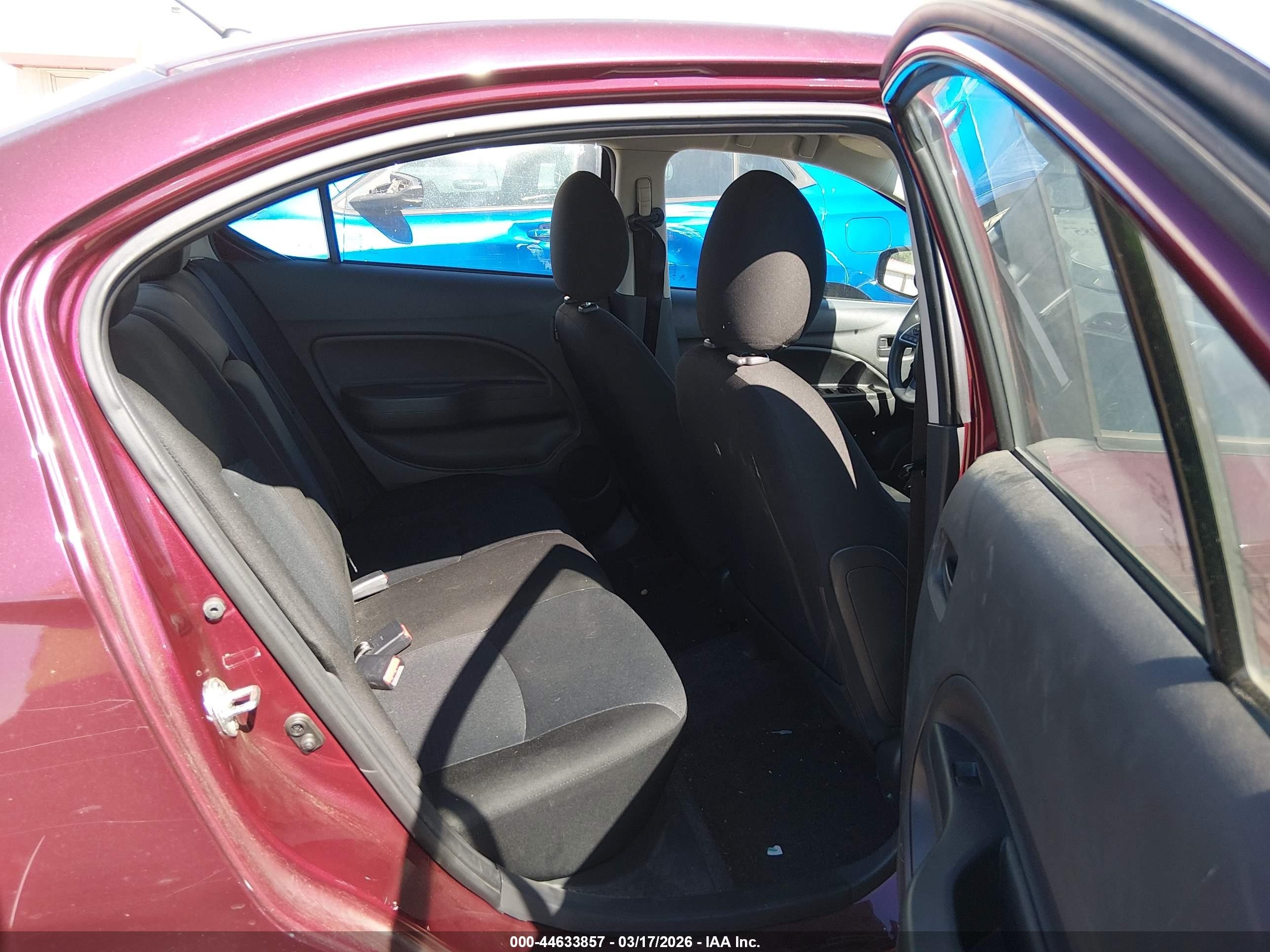 2023 Mitsubishi Mirage G4 Es Темно-бордовый vin: ML32FUFJ7PHF04402