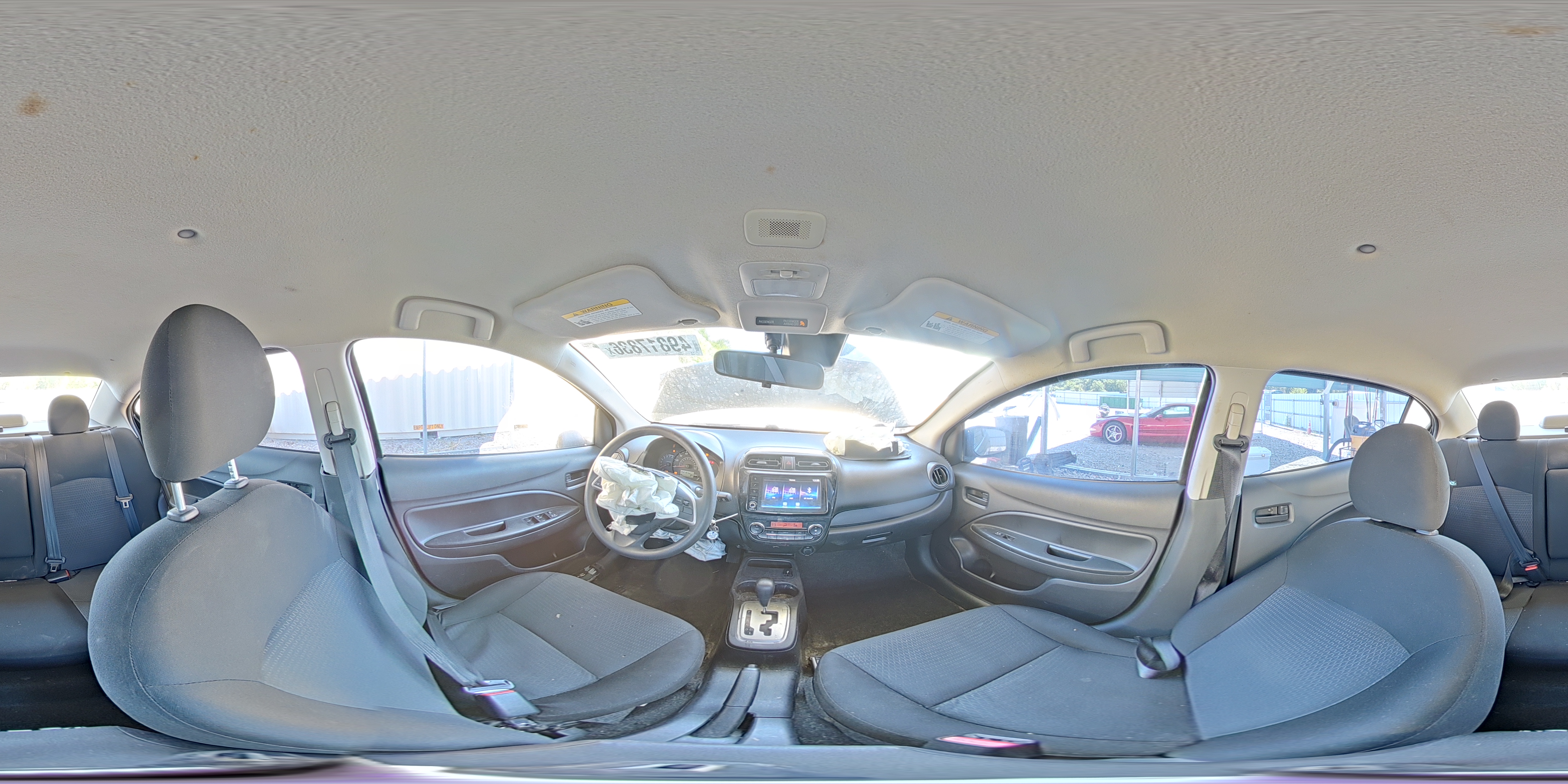 2024 Mitsubishi Mirage Black vin: ML32FUFJ7RHF01194