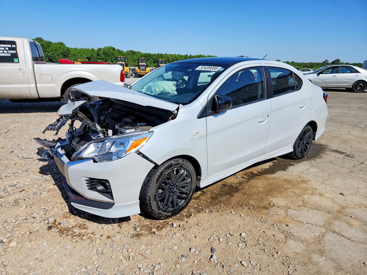 2024 Mitsubishi Mirage G4 Es White vin: ML32FUFJ7RHF14821