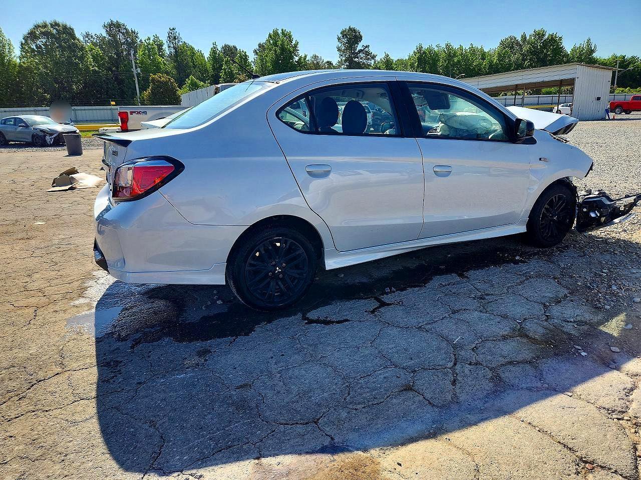 2024 Mitsubishi Mirage G4 Es White vin: ML32FUFJ7RHF14821