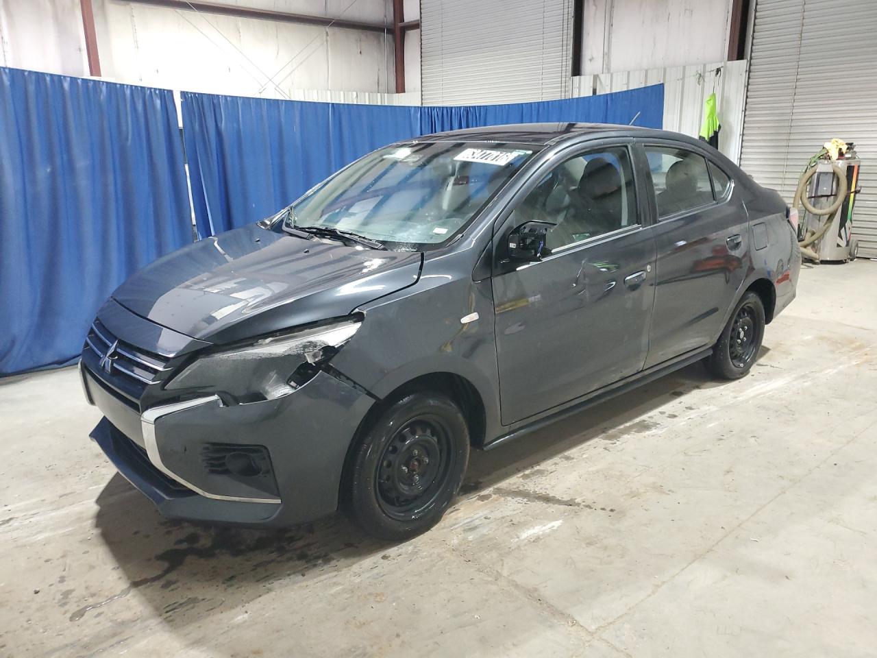 2024 Mitsubishi Mirage G4 Es Серый vin: ML32FUFJ7RHF15712 Damage: Left Head Lamp, Broken, Replacement Required