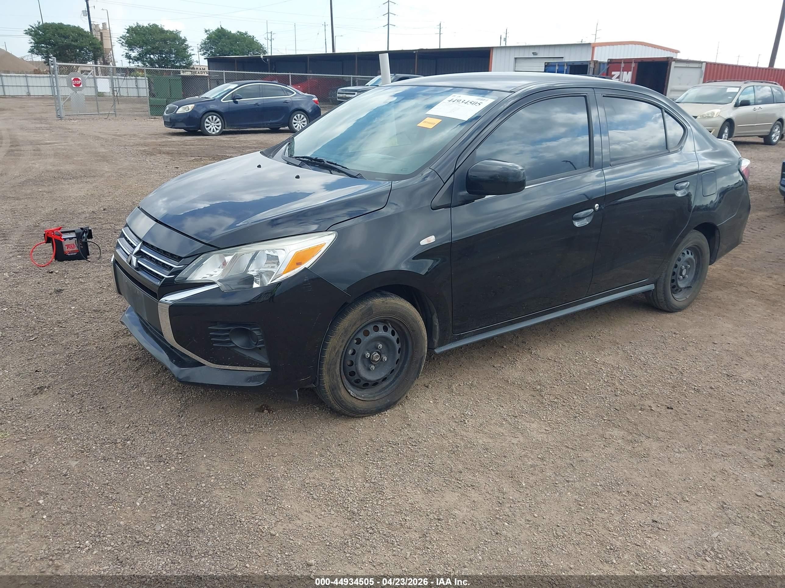 2022 Mitsubishi Mirage G4 Es Черный vin: ML32FUFJ9NHF01045