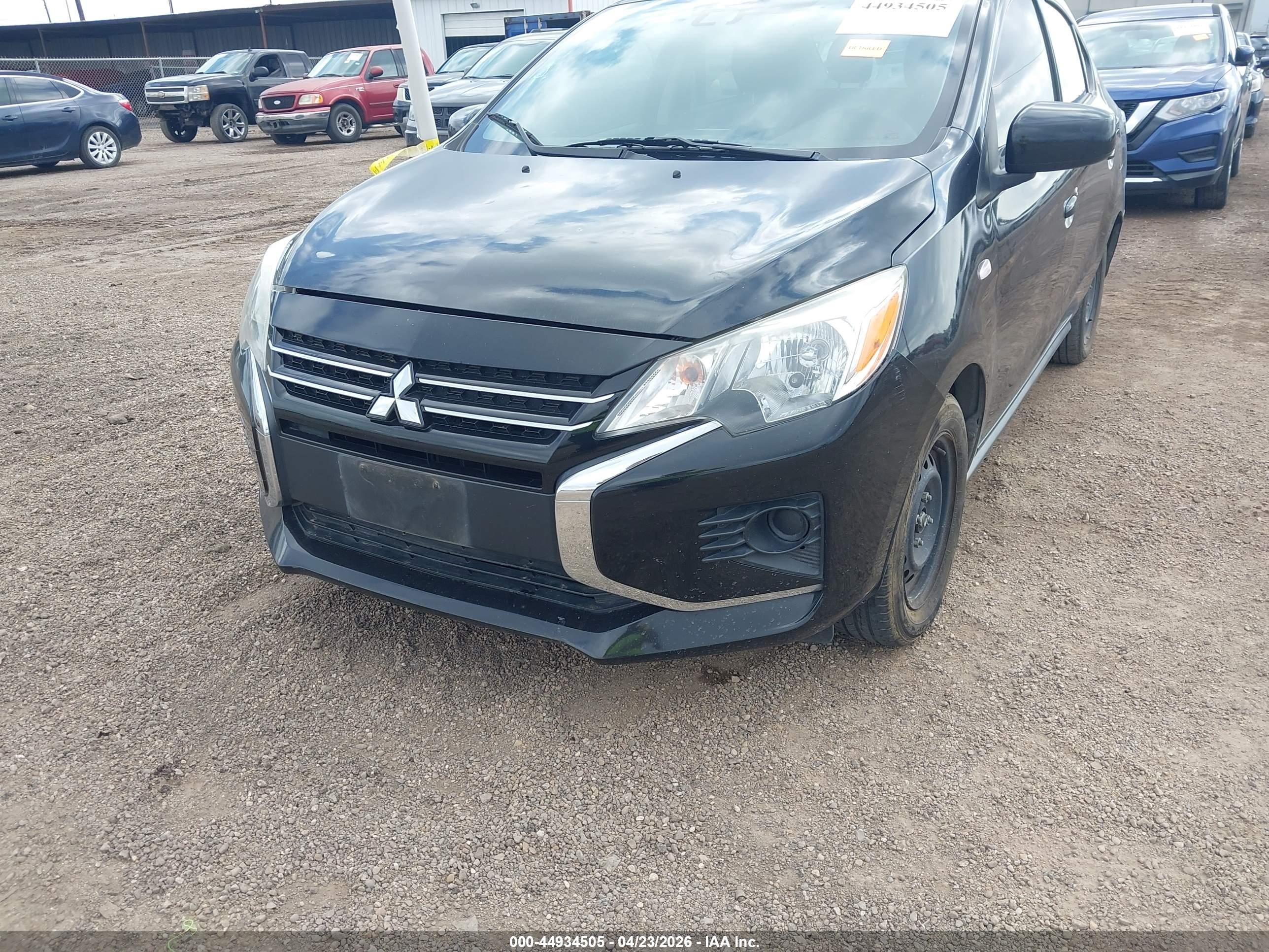 2022 Mitsubishi Mirage G4 Es Черный vin: ML32FUFJ9NHF01045