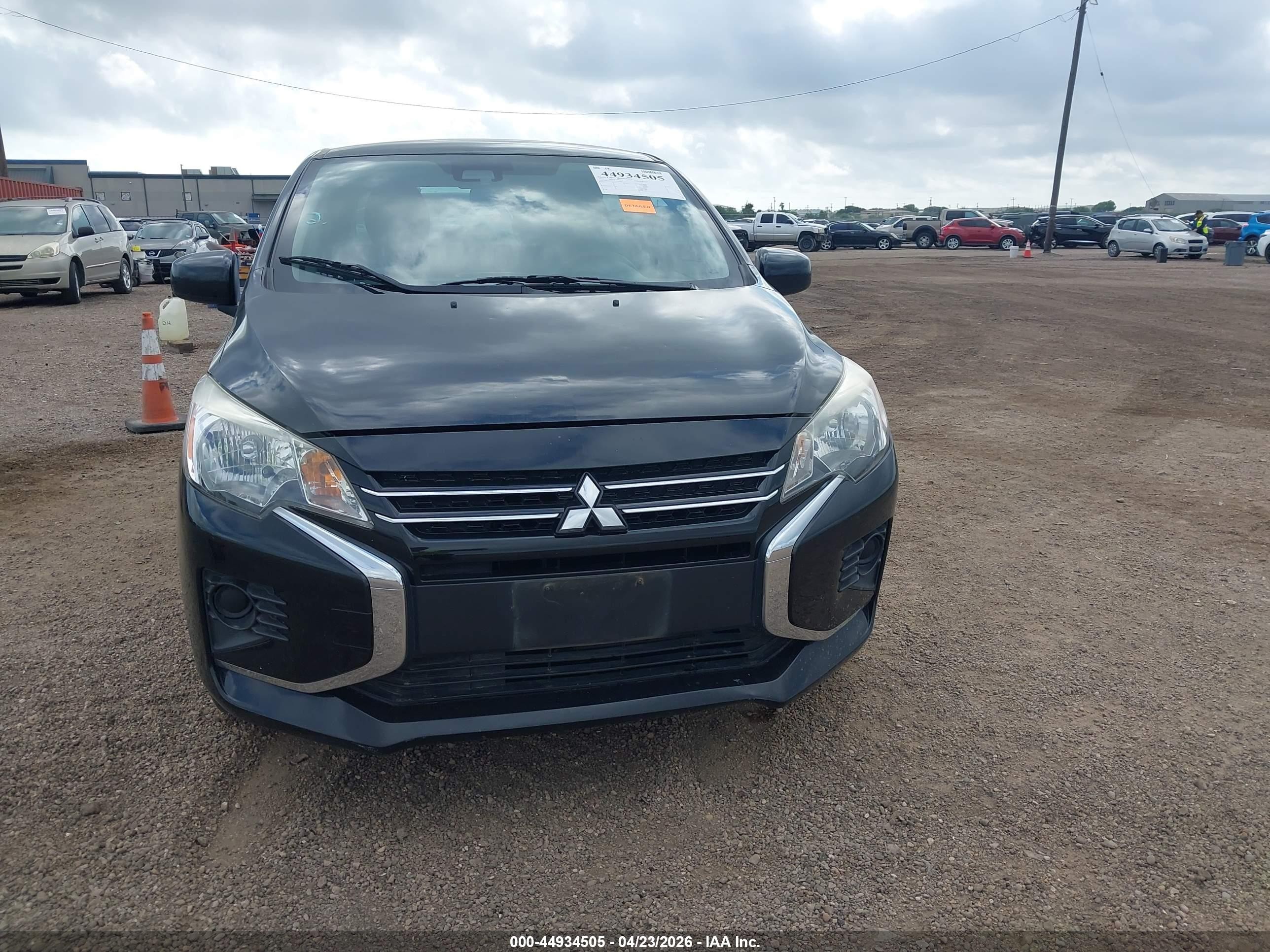 2022 Mitsubishi Mirage G4 Es Черный vin: ML32FUFJ9NHF01045
