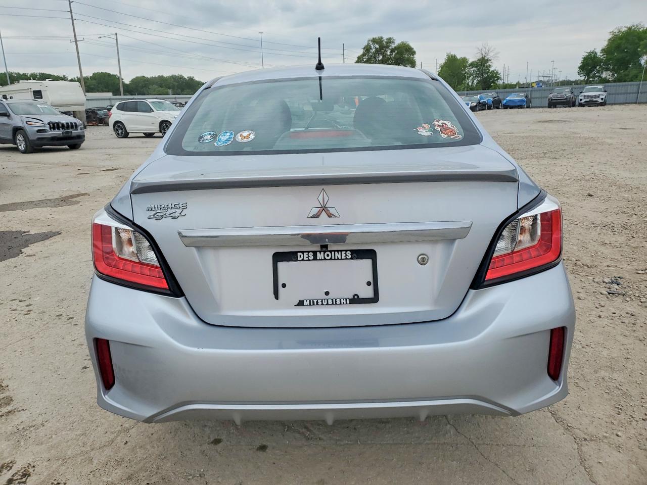 2022 Mitsubishi Mirage G4 Es Silver vin: ML32FUFJ9NHF02857
