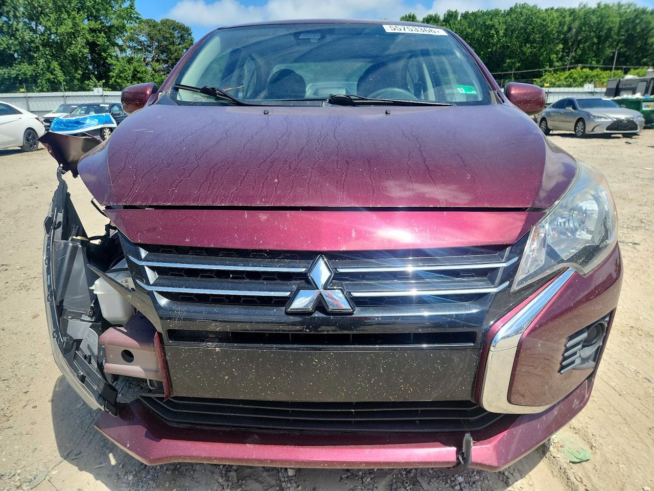 2021 Mitsubishi Mirage G4 Es Purple vin: ML32FUFJXMHF04535