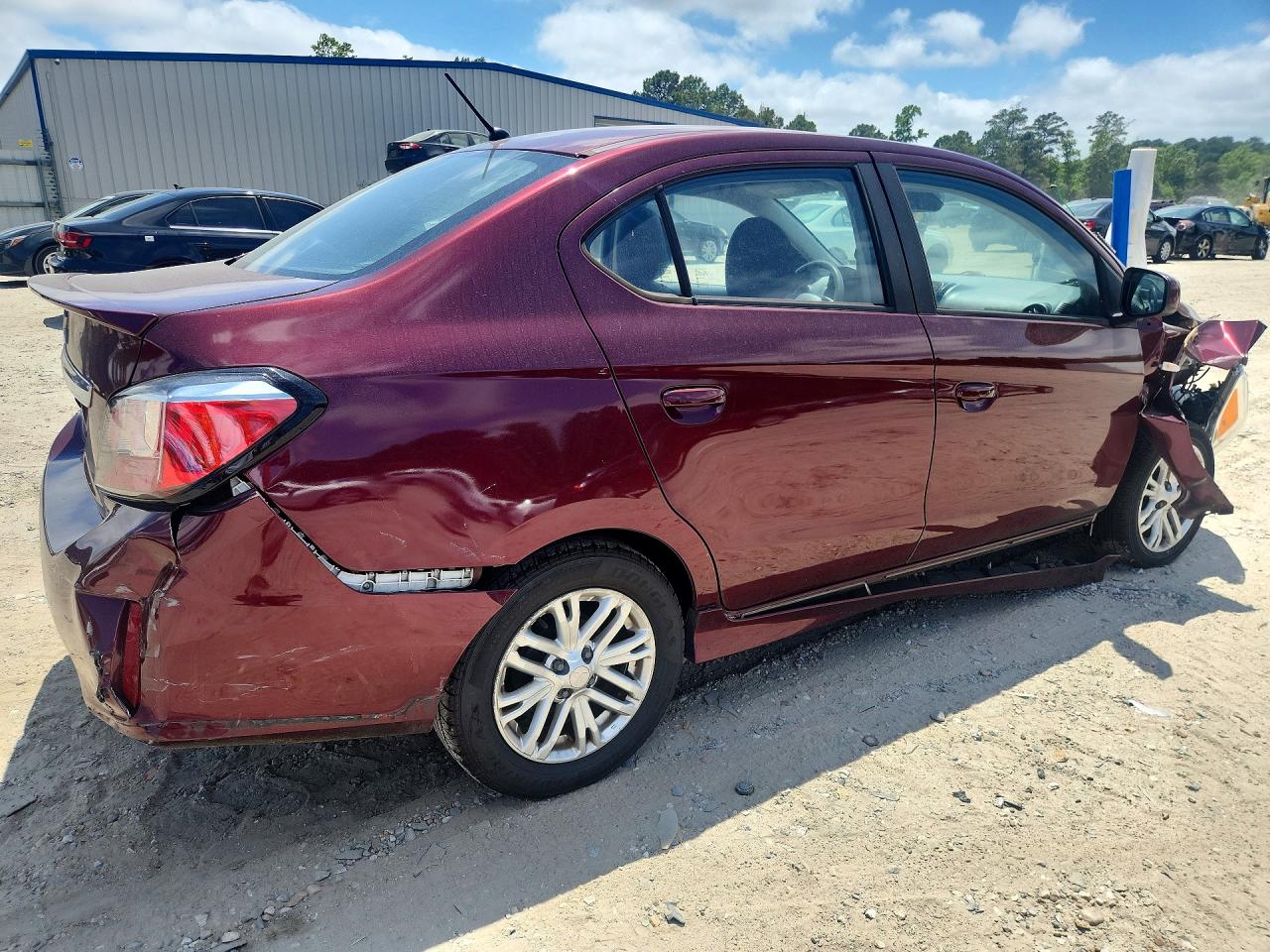 2021 Mitsubishi Mirage G4 Es Purple vin: ML32FUFJXMHF04535