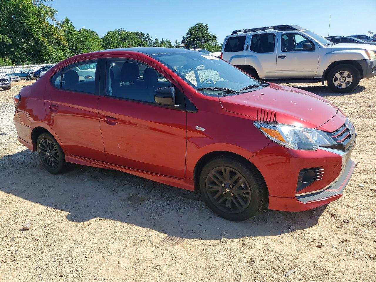 2024 Mitsubishi Mirage G4 Es Red vin: ML32FUFJXRHF03330