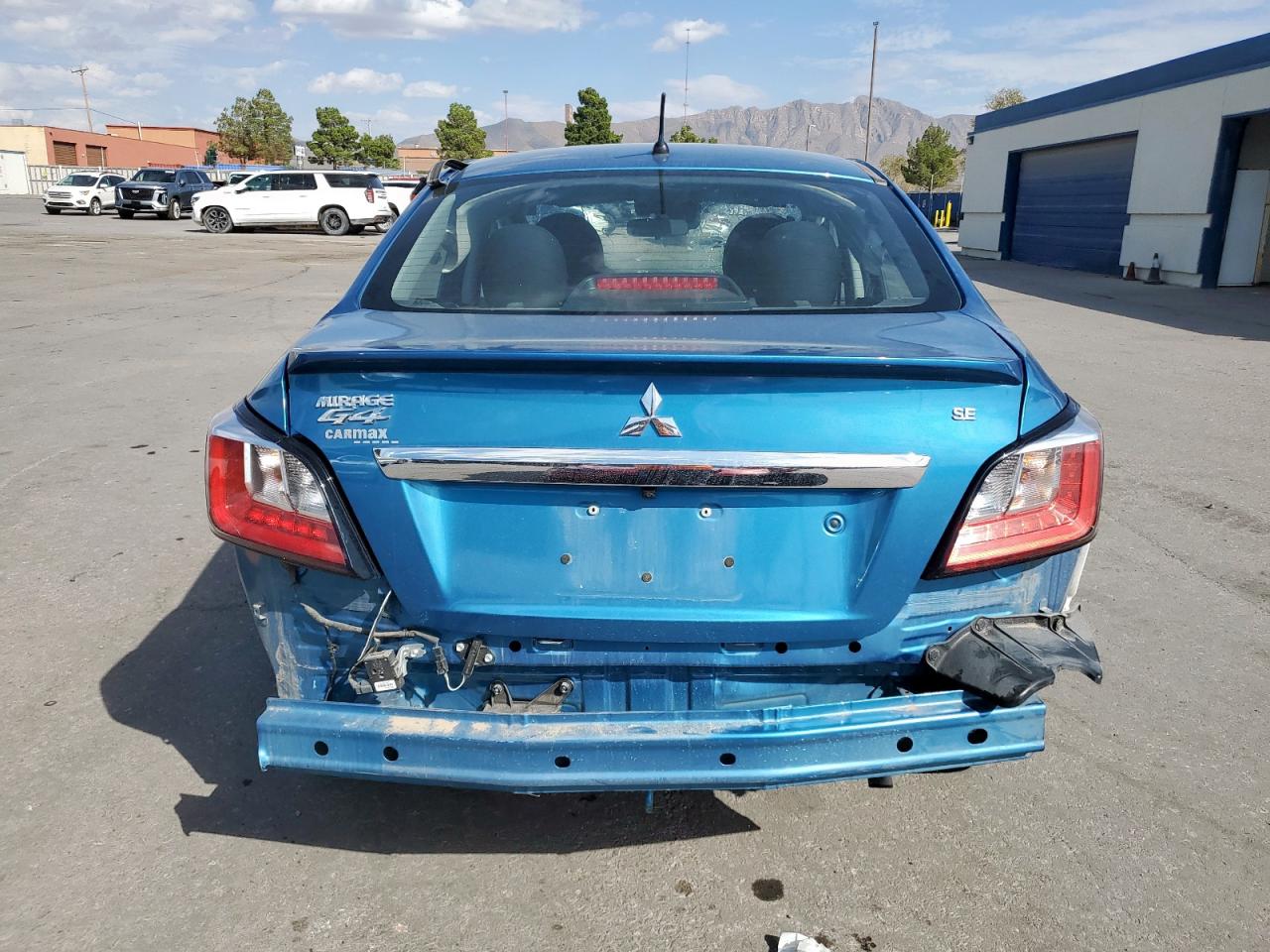 2022 Mitsubishi Mirage G4 Se Синий vin: ML32FVFJ1NHF07914