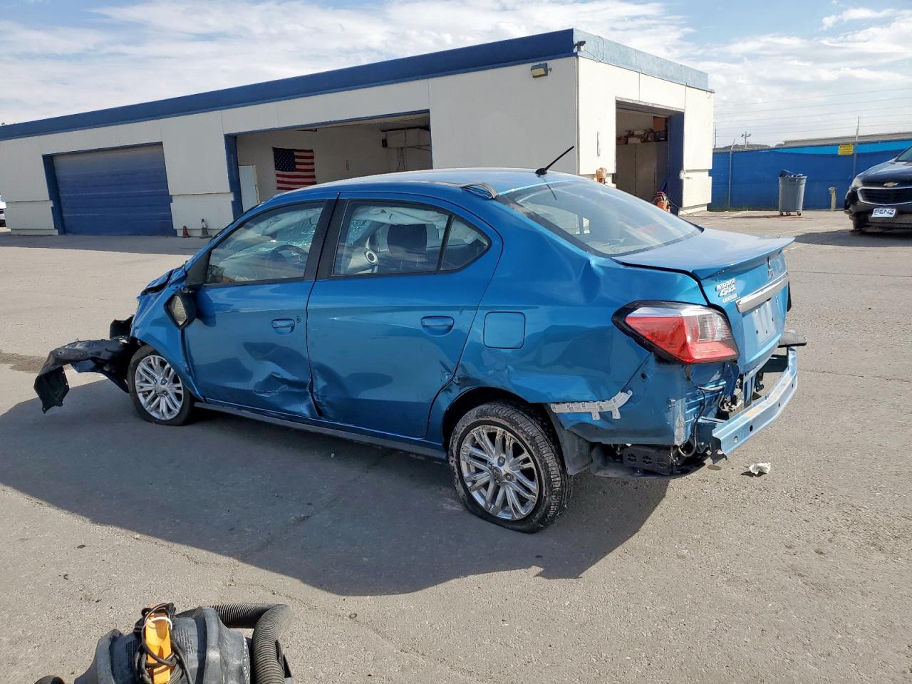2022 Mitsubishi Mirage G4 Se Синий vin: ML32FVFJ1NHF07914