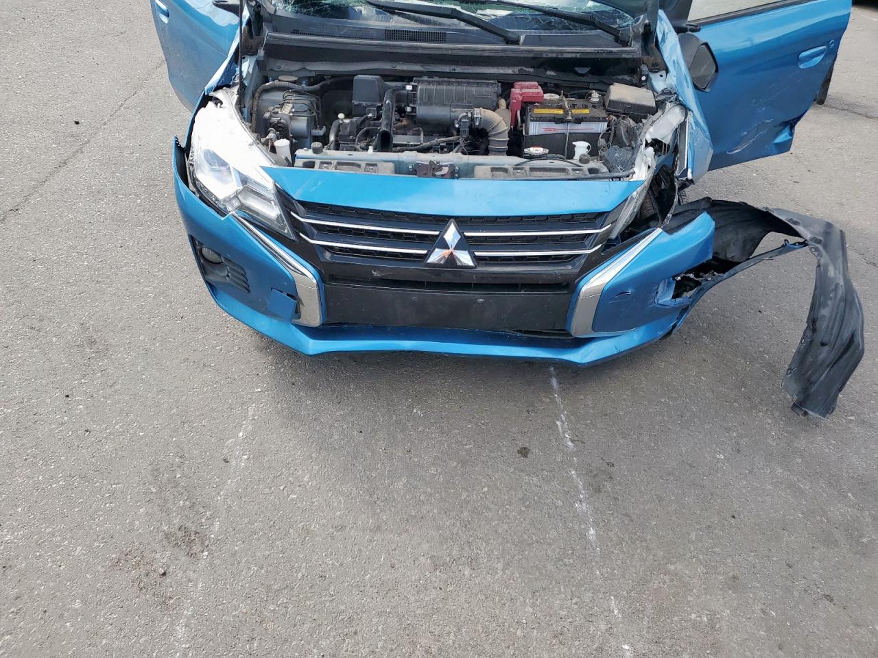 2022 Mitsubishi Mirage G4 Se Синий vin: ML32FVFJ1NHF07914