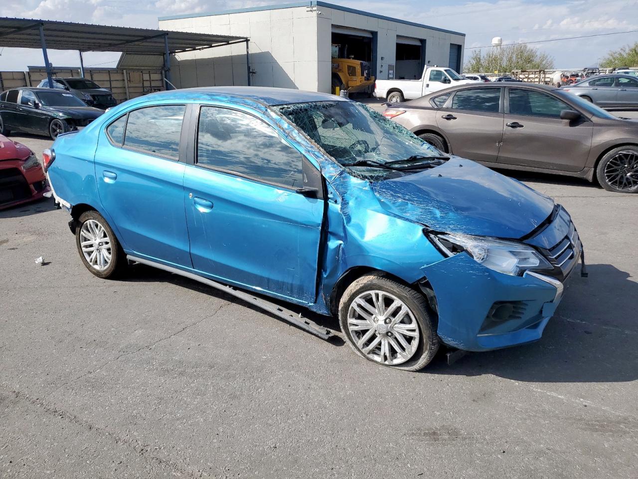 2022 Mitsubishi Mirage G4 Se Синий vin: ML32FVFJ1NHF07914