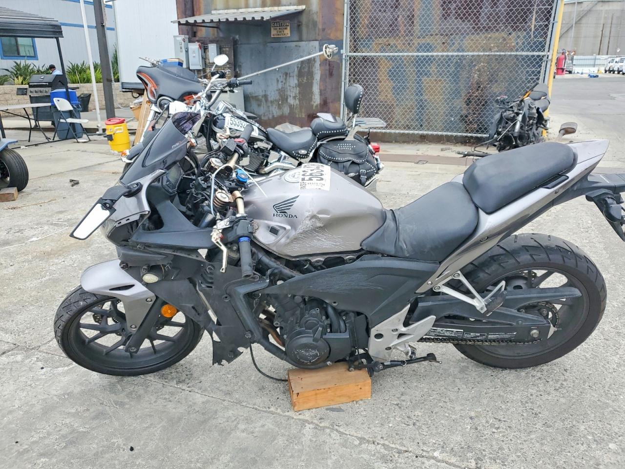 2015 Honda Cbr500 Ra-abs Gray vin: MLHPC4409F5200200