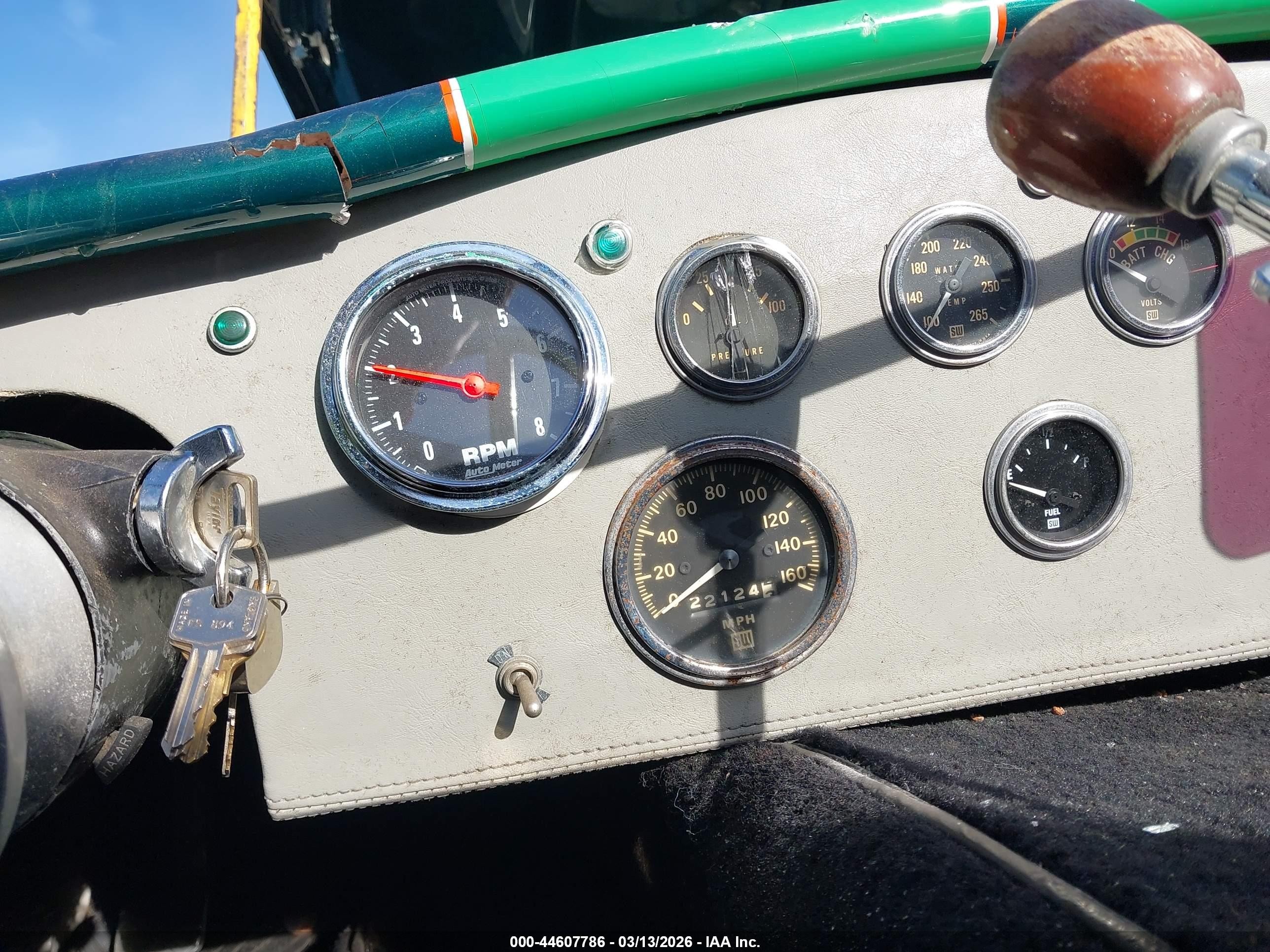 1968 Ford 427 Cobra   Green vin: NAF42700007016B88
