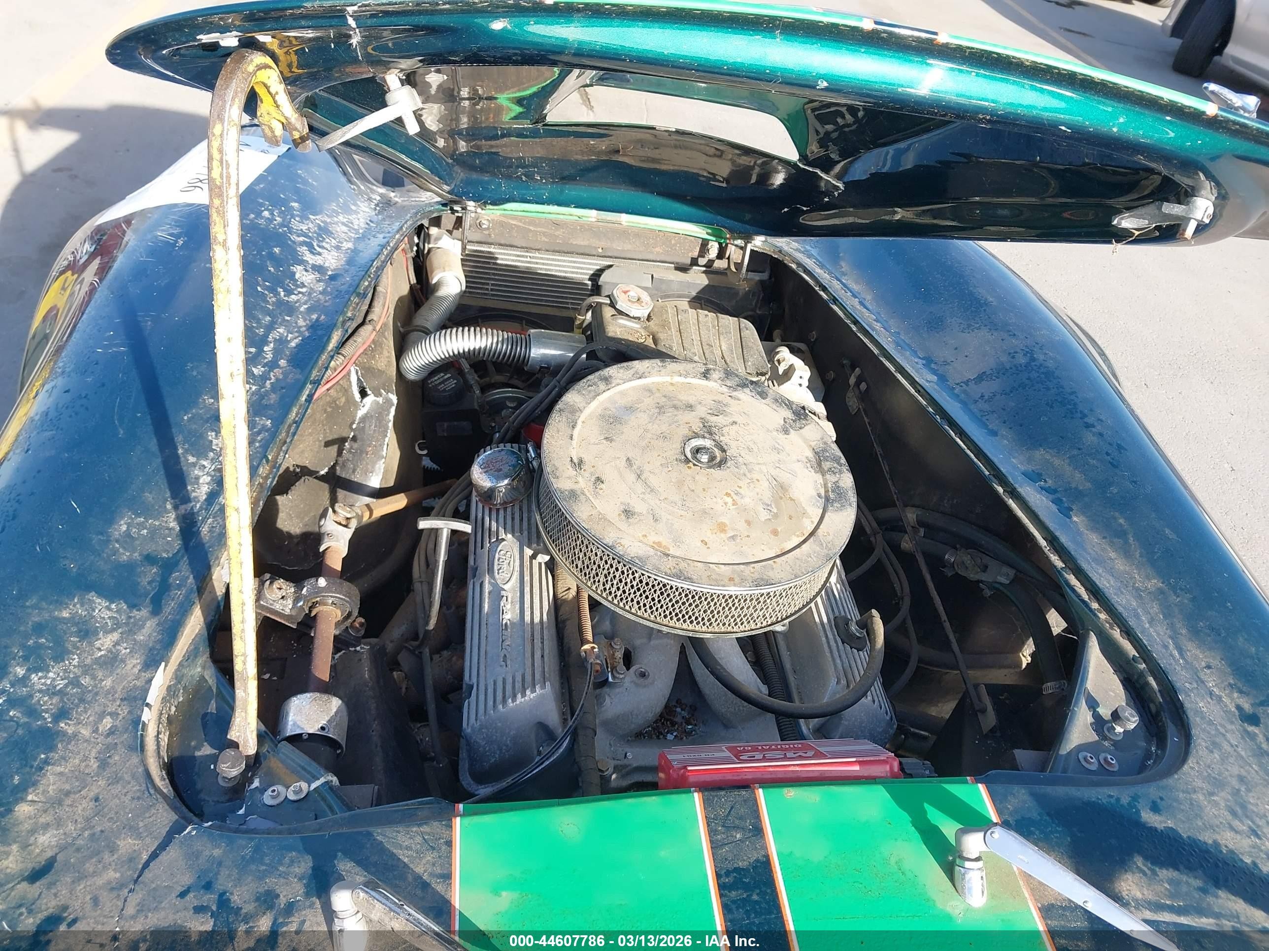 1968 Ford 427 Cobra   Green vin: NAF42700007016B88