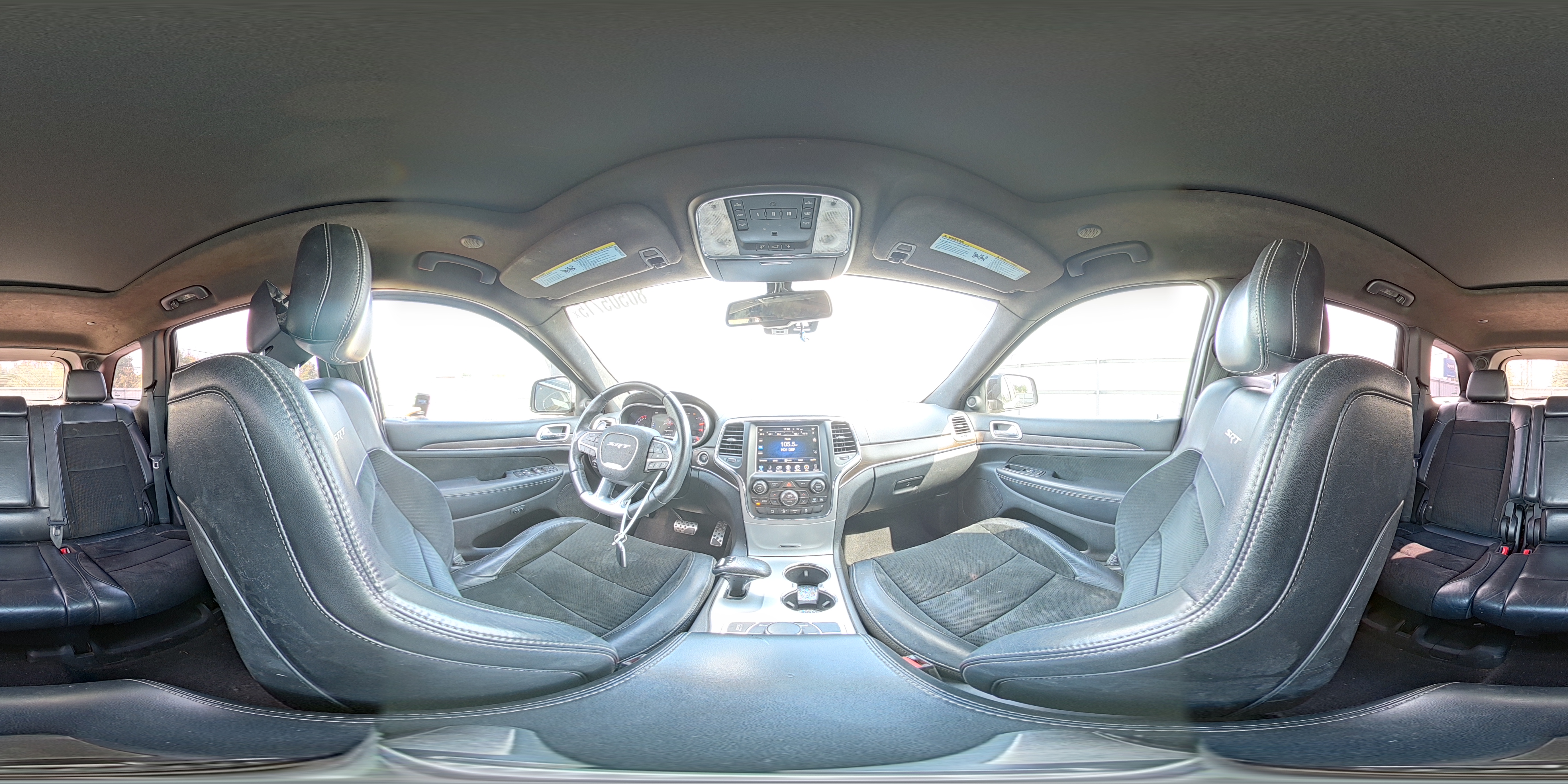 2015 Jeep Grand Cherokee Srt-8 Black vin: NJ1488E
