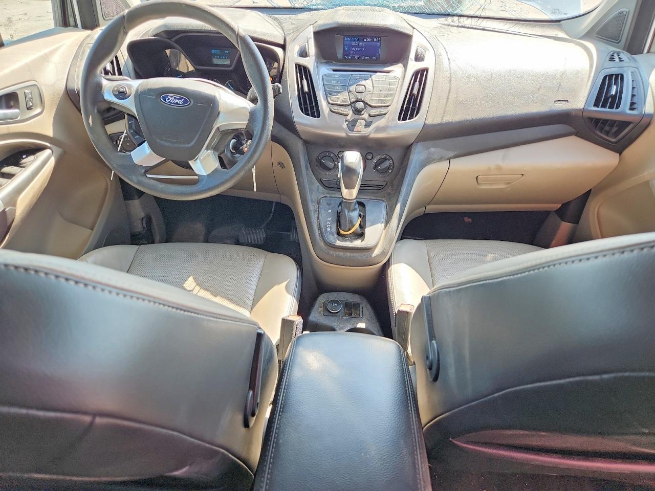 2014 Ford Transit Connect Xlt White vin: NM0AE8F75E1149818