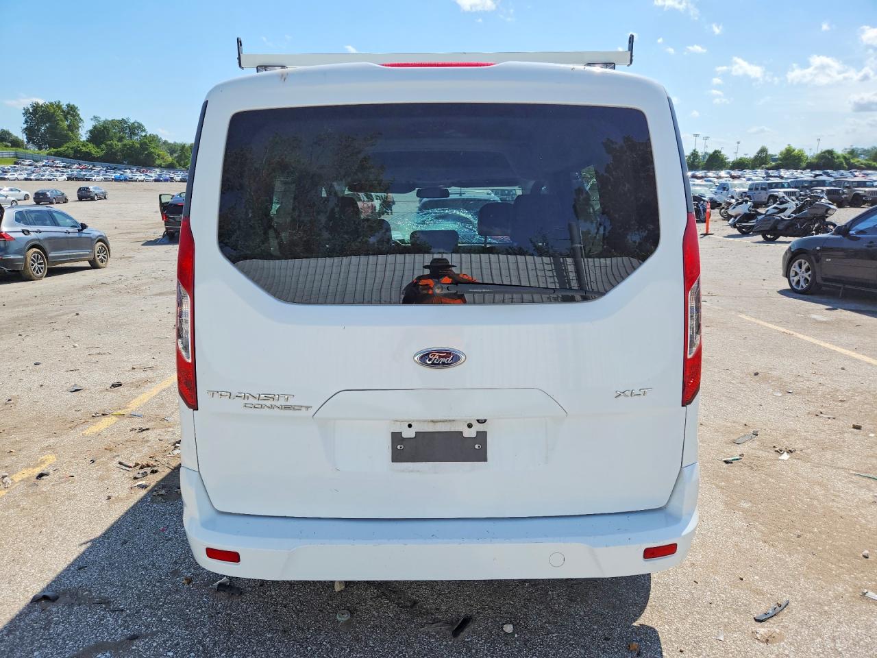 2014 Ford Transit Connect Xlt White vin: NM0AE8F75E1149818