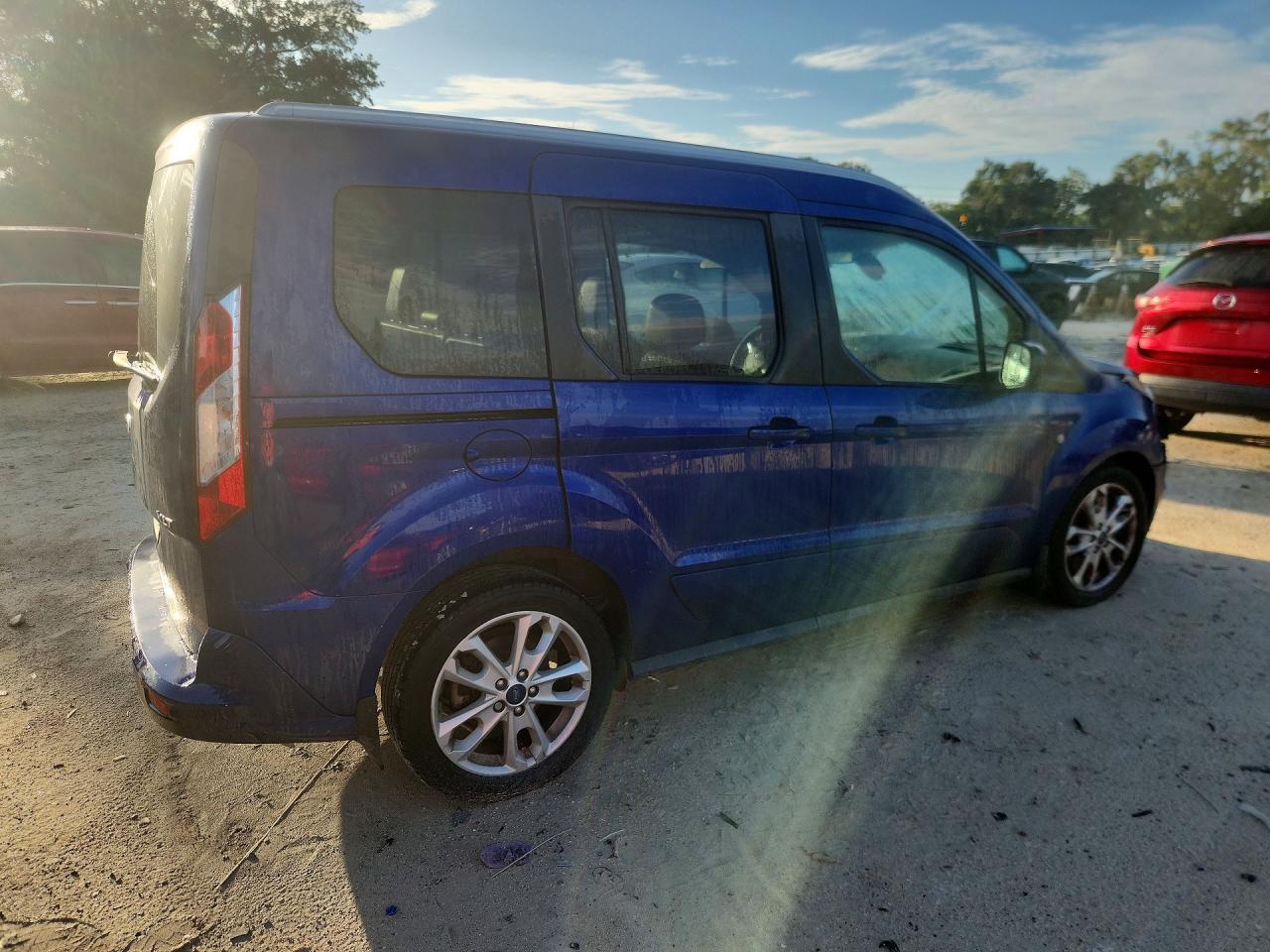 2014 Ford Transit Connect Xlt Blue vin: NM0AE8F76E1142473