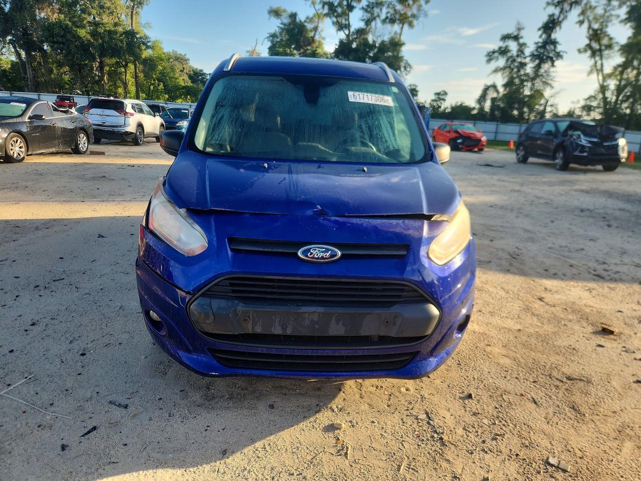 2014 Ford Transit Connect Xlt Blue vin: NM0AE8F76E1142473