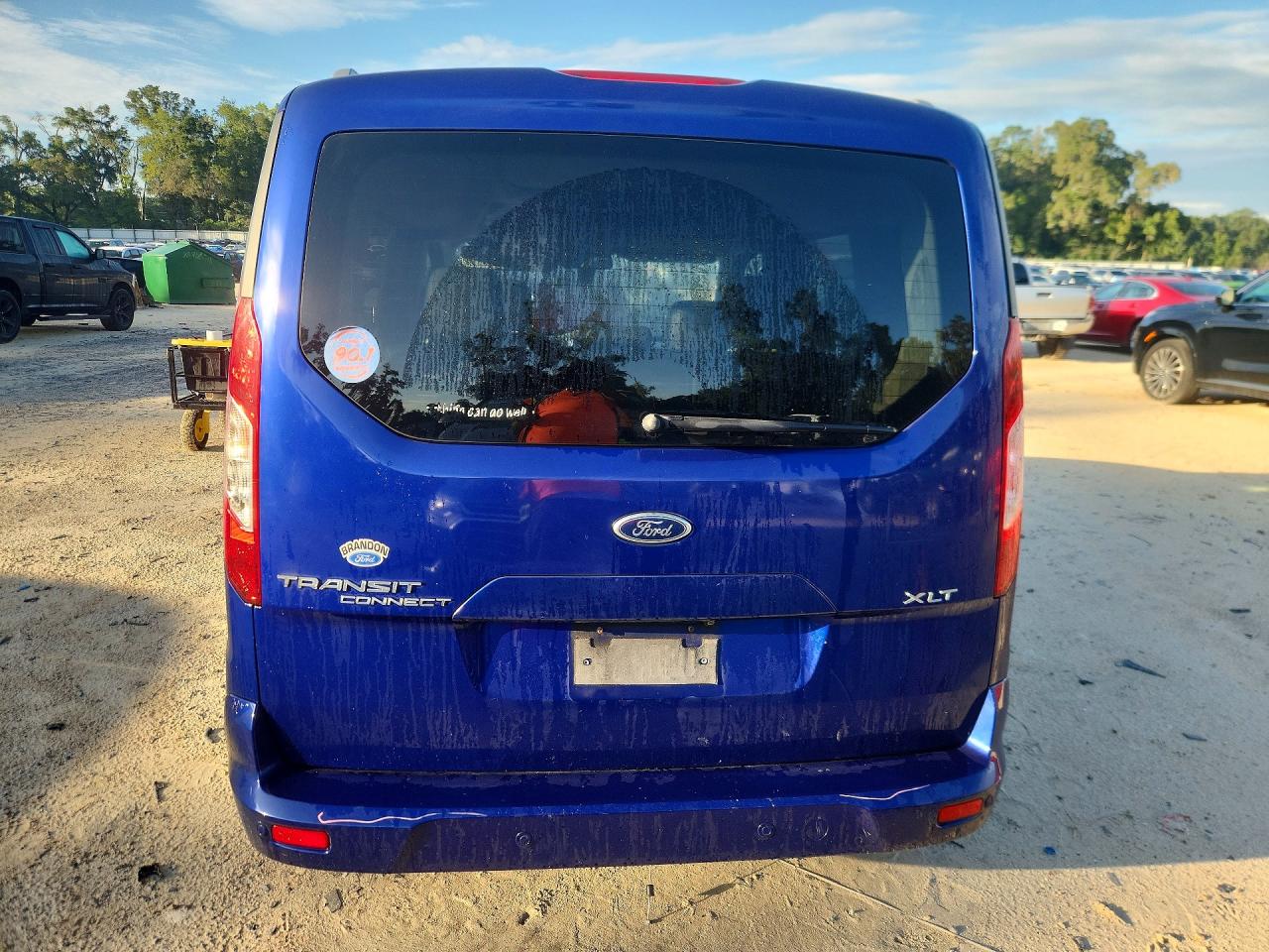 2014 Ford Transit Connect Xlt Blue vin: NM0AE8F76E1142473