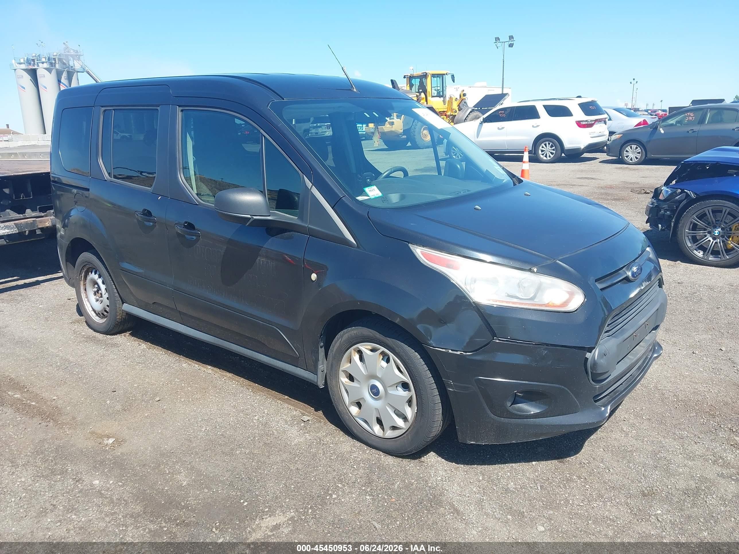 2014 Ford Transit Connect Xlt Black vin: NM0AE8F7XE1148714