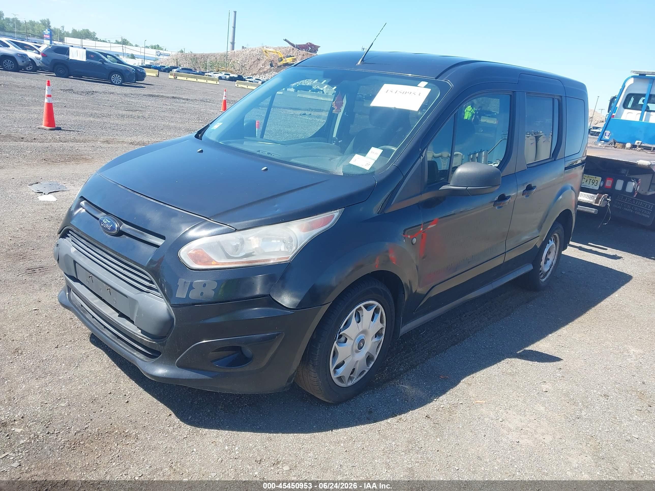 2014 Ford Transit Connect Xlt Black vin: NM0AE8F7XE1148714