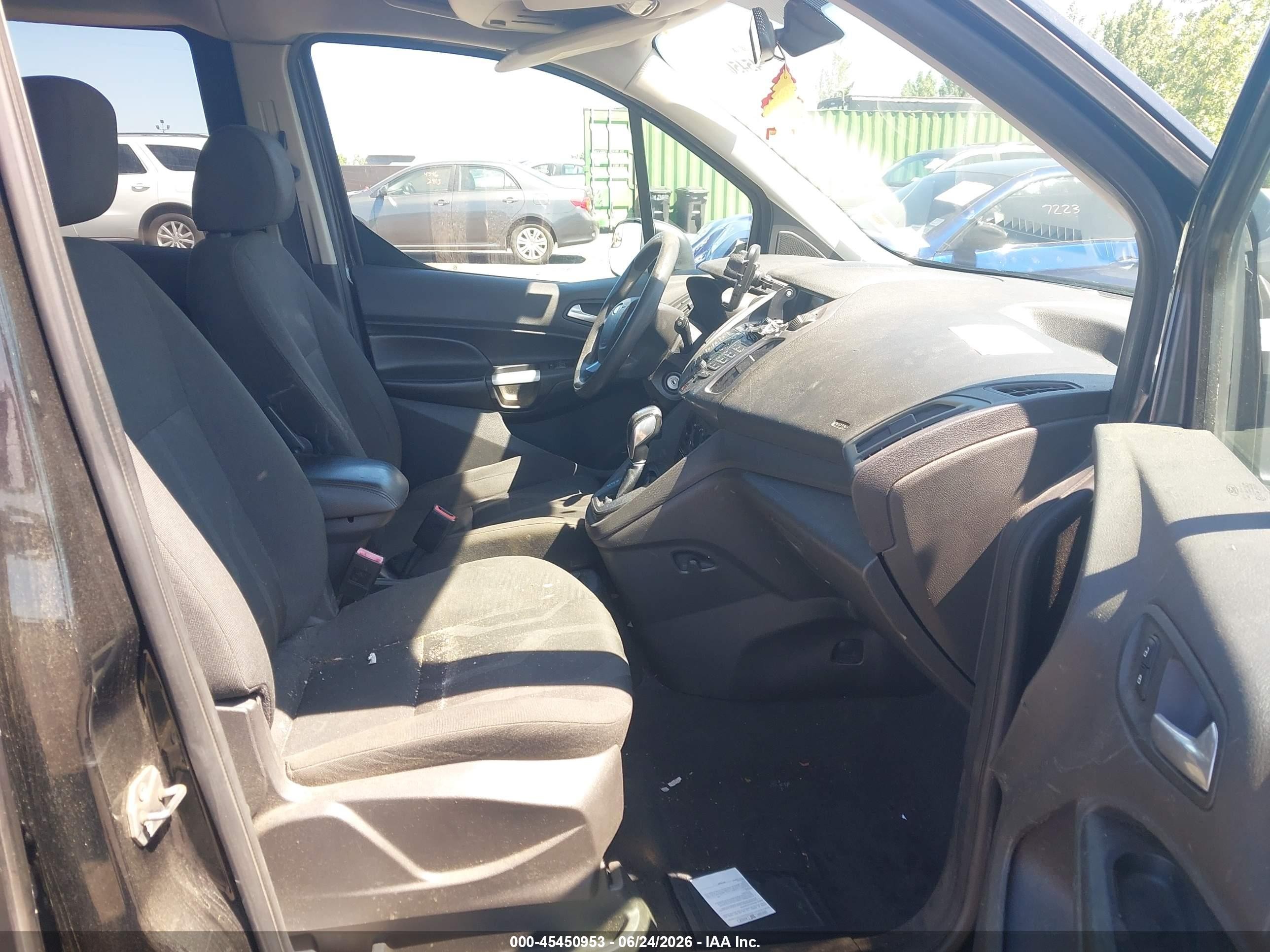 2014 Ford Transit Connect Xlt Black vin: NM0AE8F7XE1148714