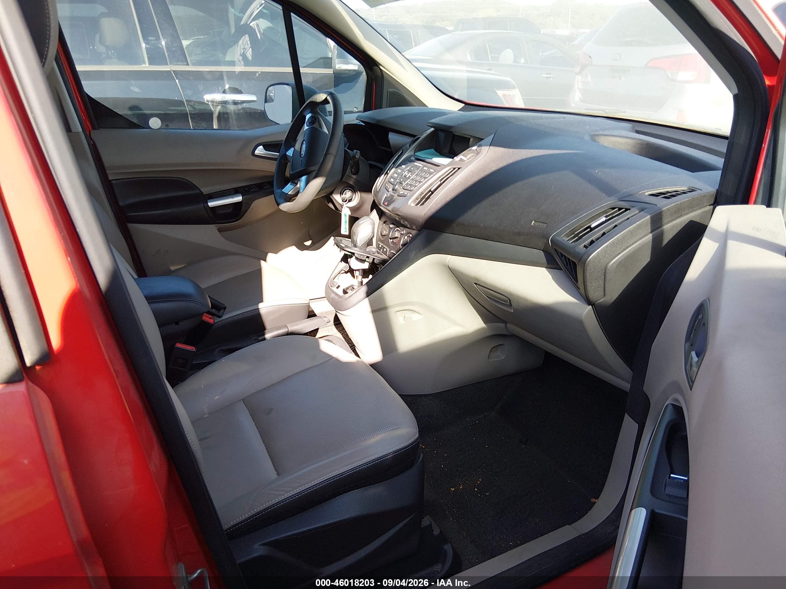 2015 Ford Transit Connect Xlt Red vin: NM0AE8FX0F1174630