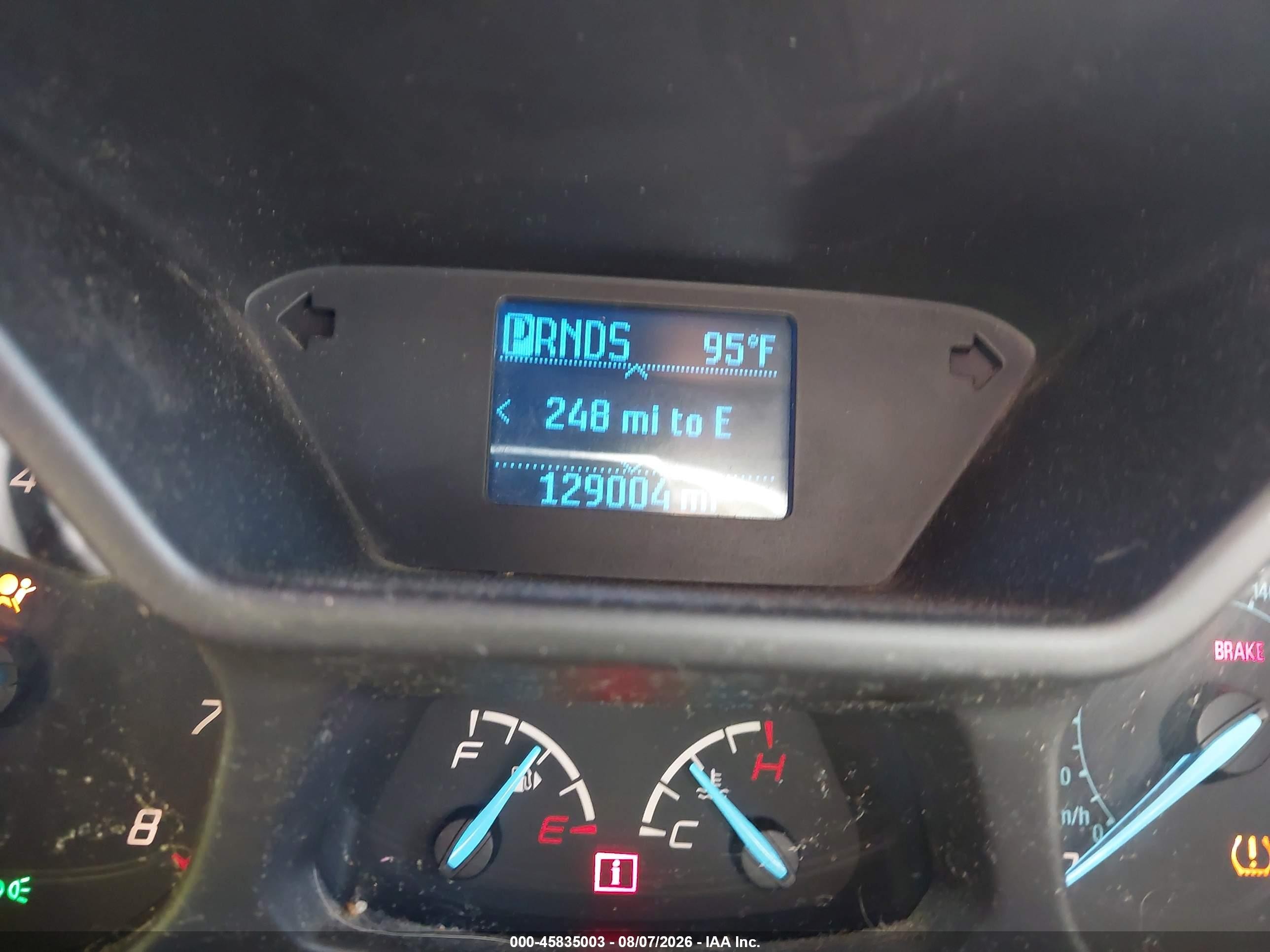 2014 Ford Transit Connect Xlt Red vin: NM0AE8FX1E1156927