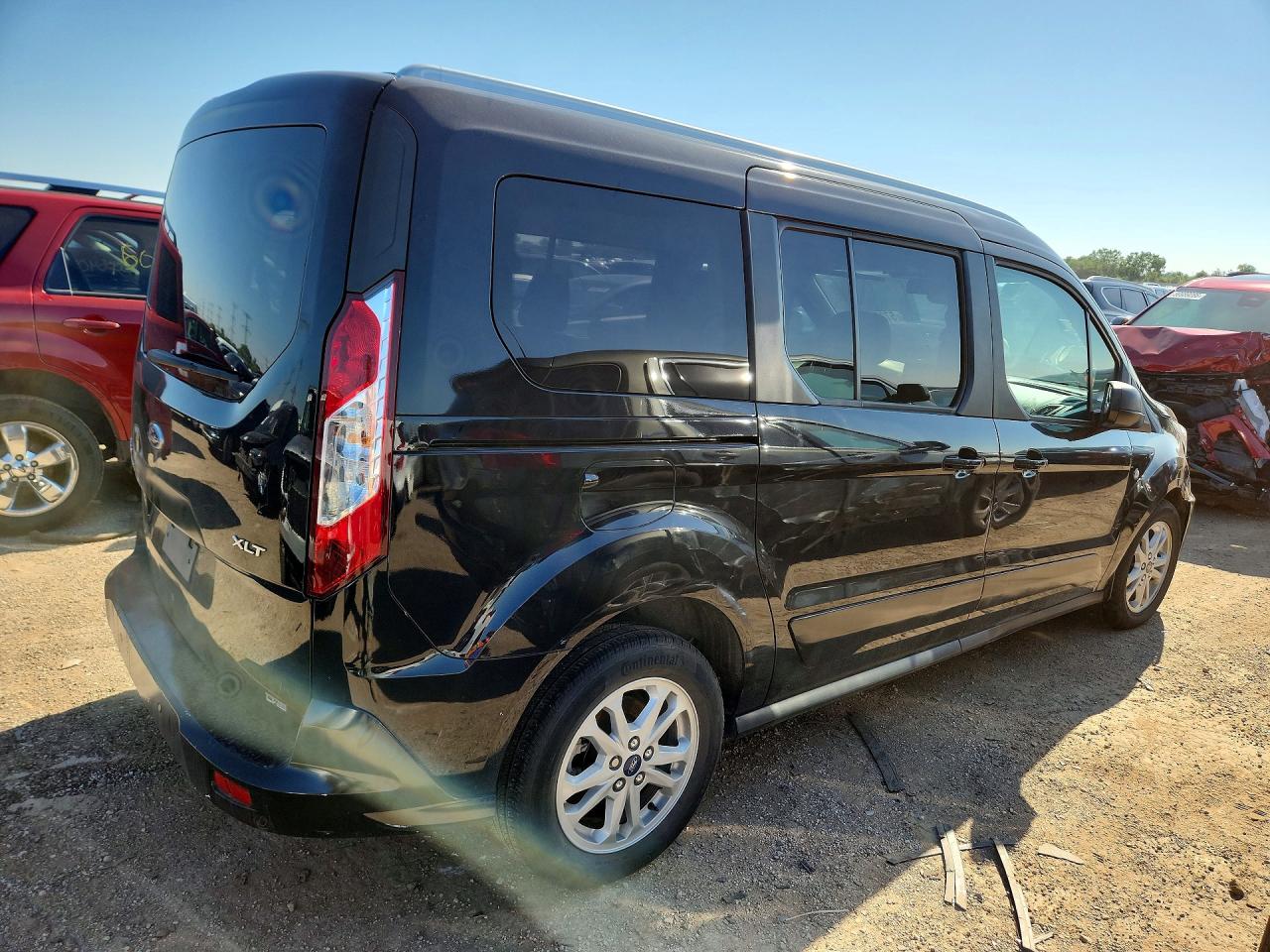 2021 Ford Transit Connect Xlt Черный vin: NM0GE9F22M1494131
