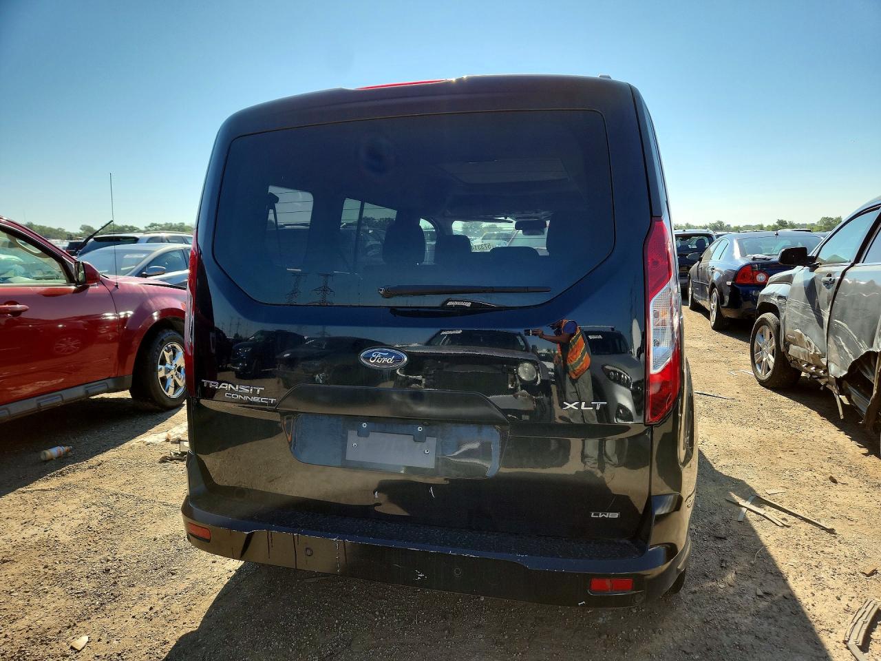2021 Ford Transit Connect Xlt Черный vin: NM0GE9F22M1494131
