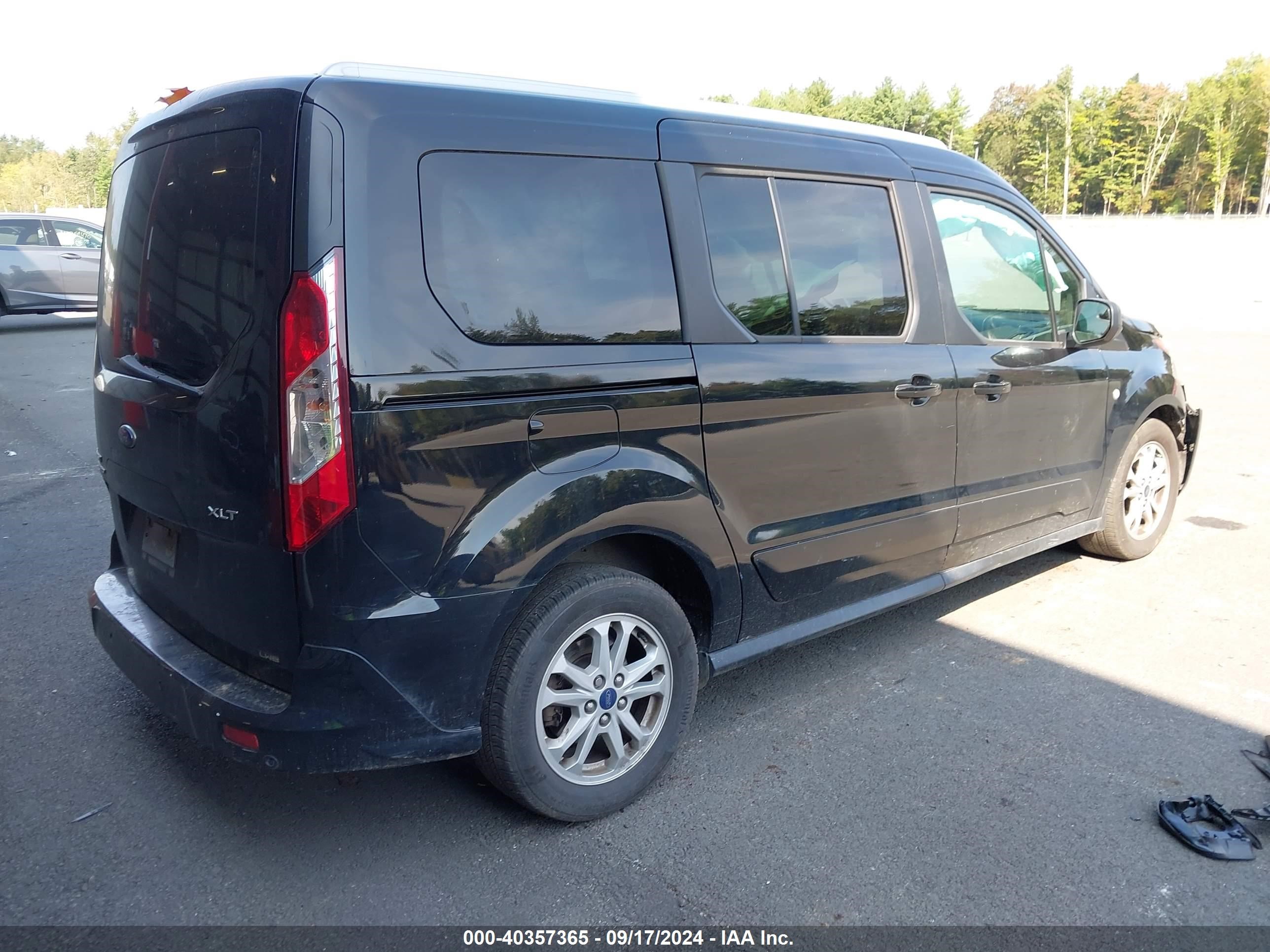 2019 Ford Transit Connect Xlt Black vin: NM0GE9F23K1402067