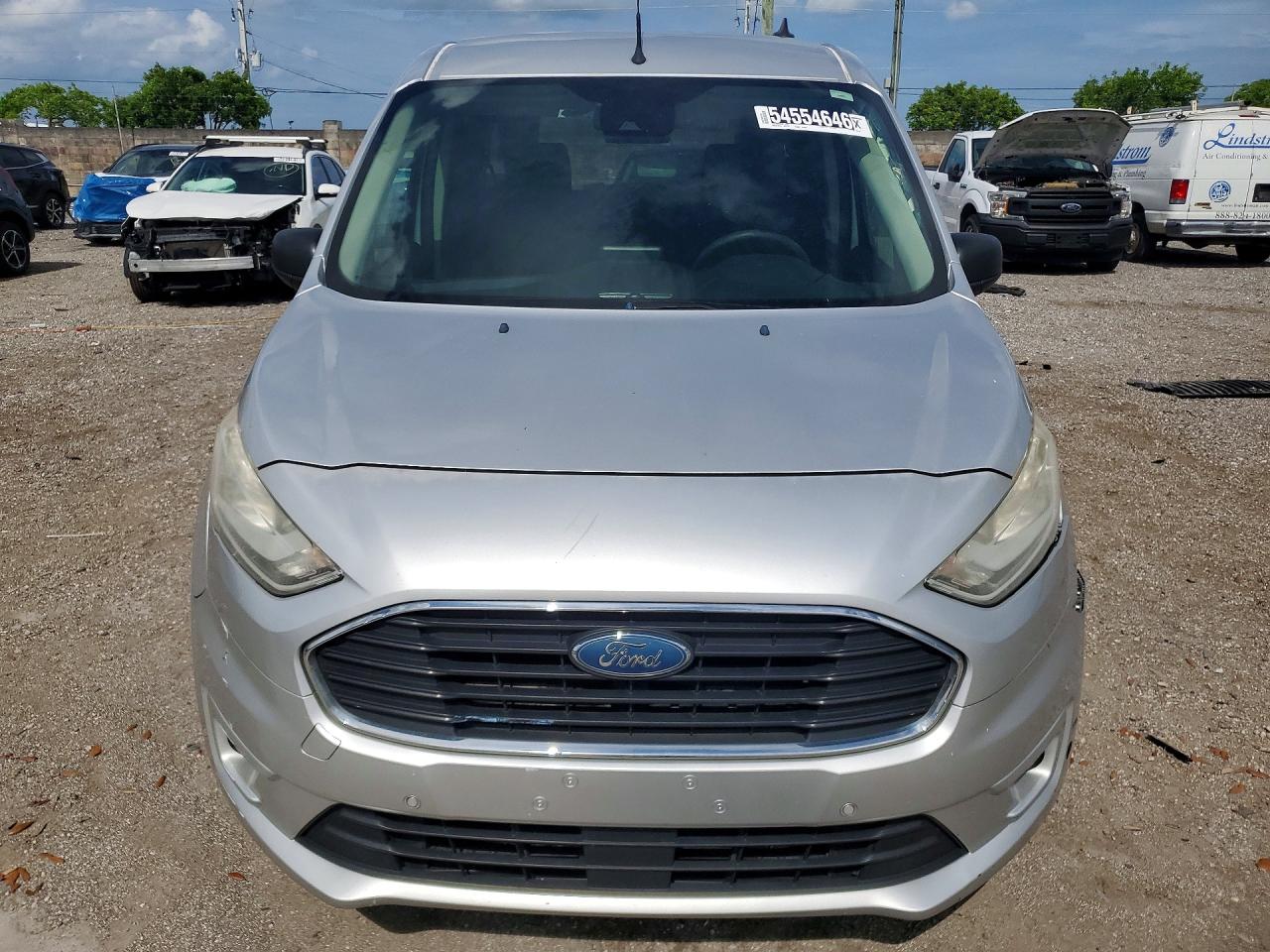 2019 Ford Transit Connect Xlt Silver vin: NM0GE9F27K1392126