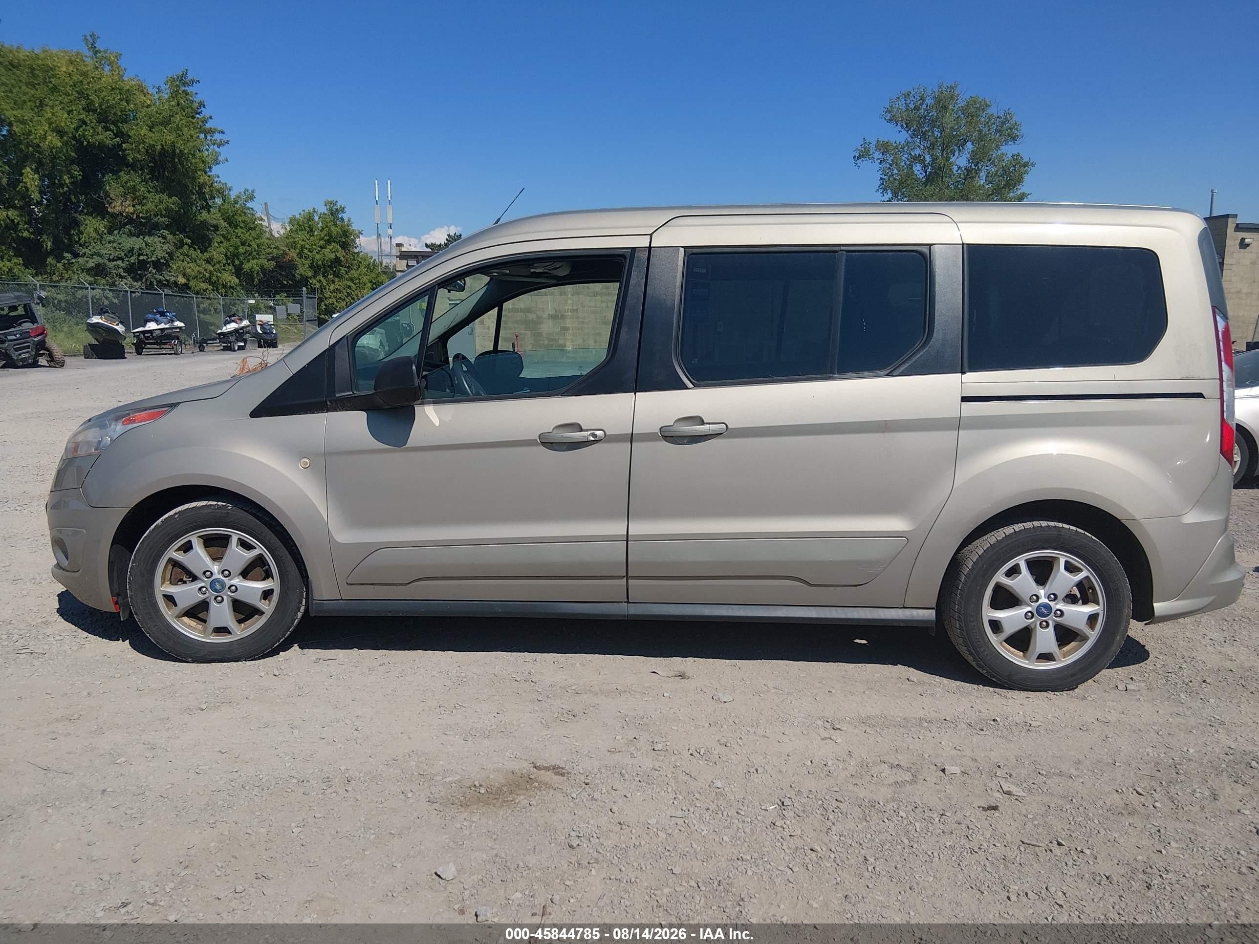 2015 Ford Transit Connect Xlt Желто-коричневый vin: NM0GE9F70F1200840