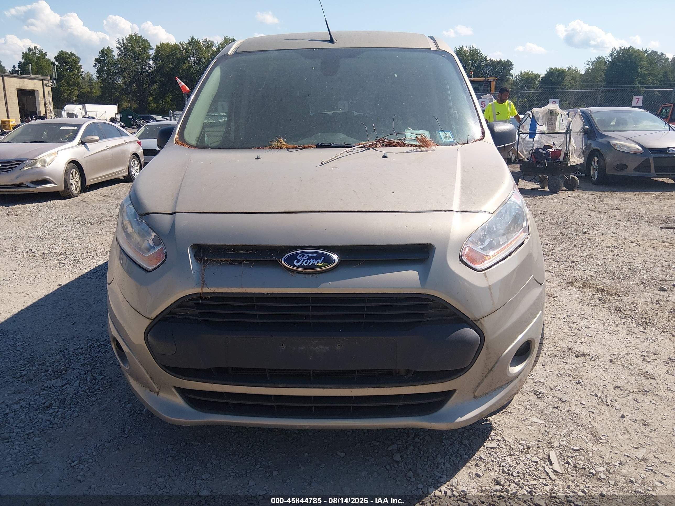 2015 Ford Transit Connect Xlt Желто-коричневый vin: NM0GE9F70F1200840