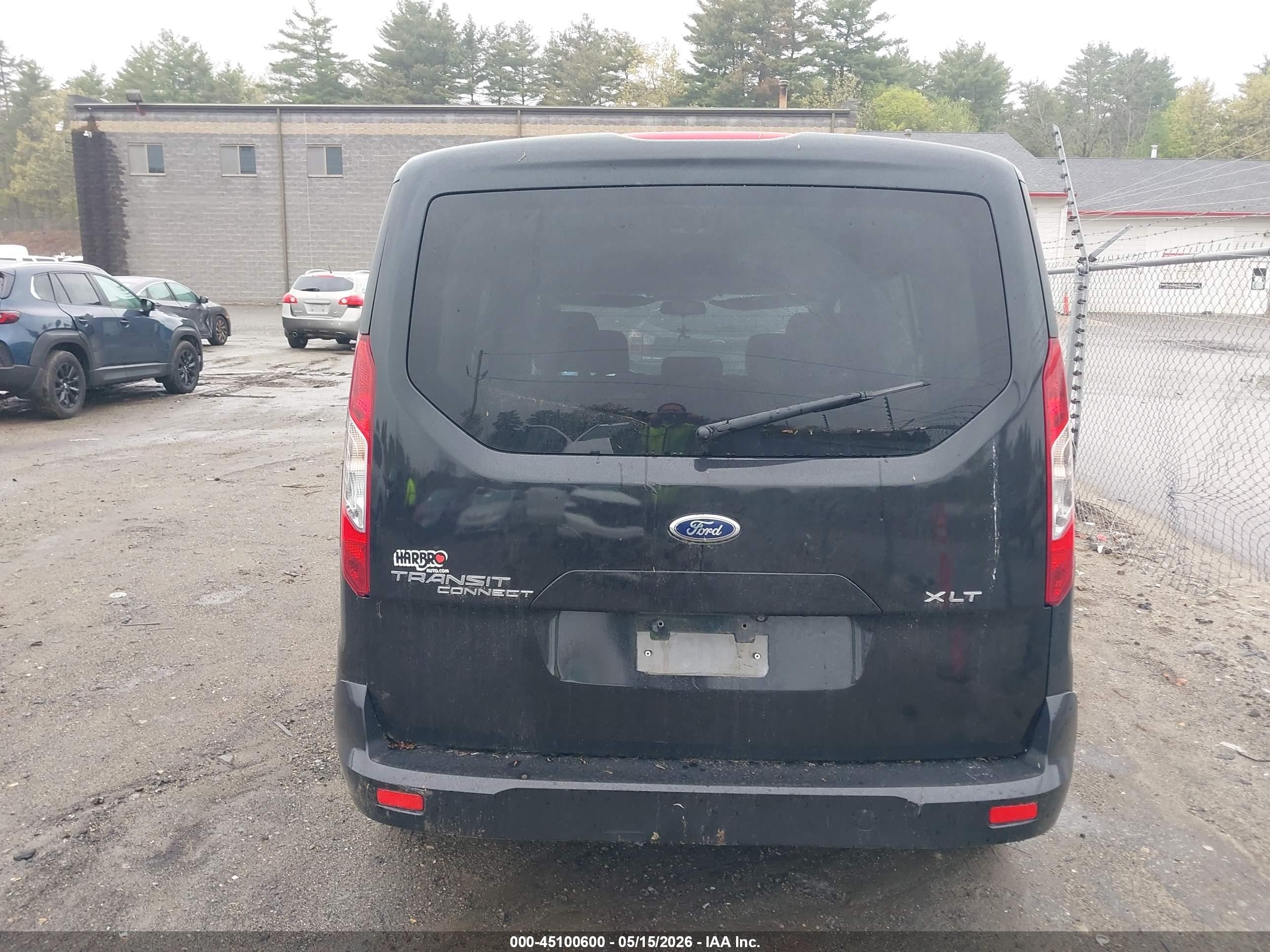 2014 Ford Transit Connect Xlt Gray vin: NM0GE9F71E1139884