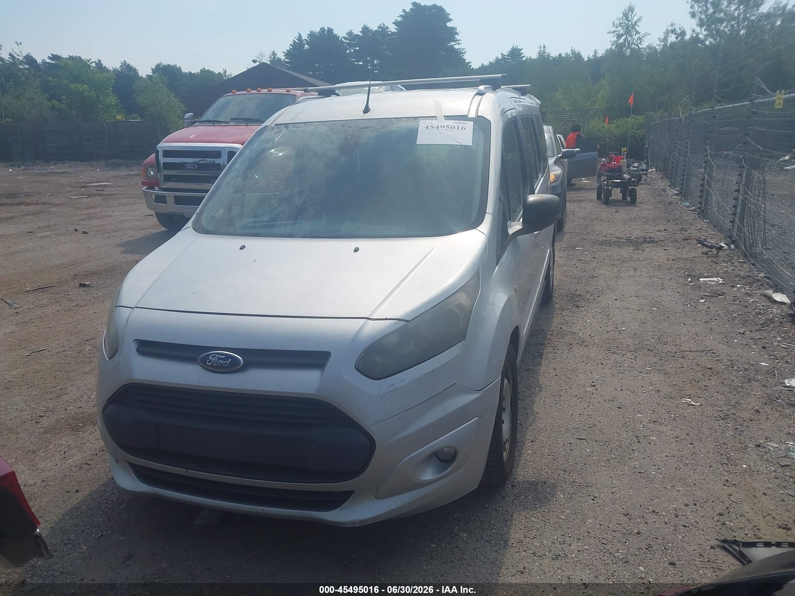 2014 Ford Transit Connect Xlt Серебряный vin: NM0GE9F71E1156720