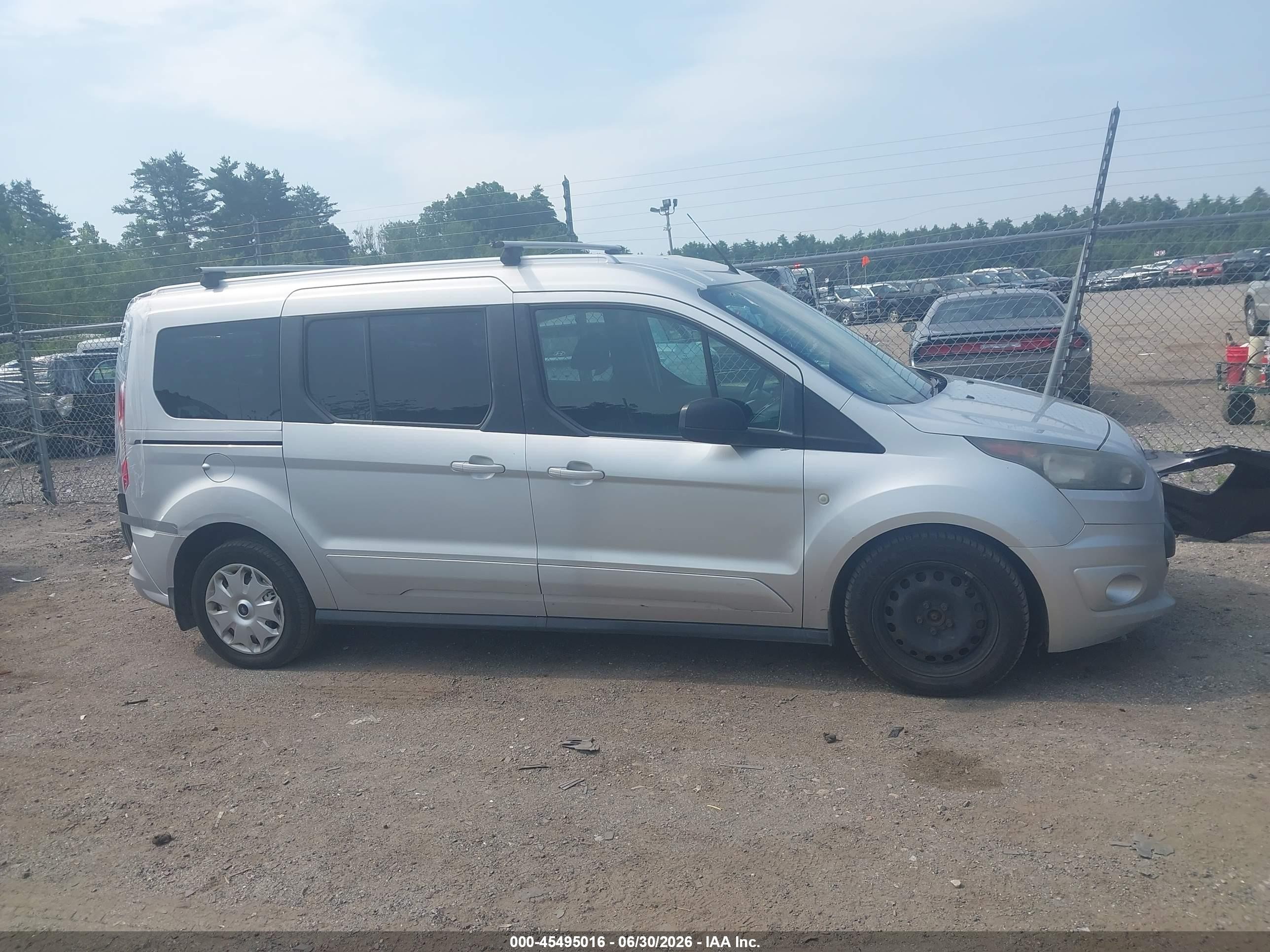 2014 Ford Transit Connect Xlt Серебряный vin: NM0GE9F71E1156720