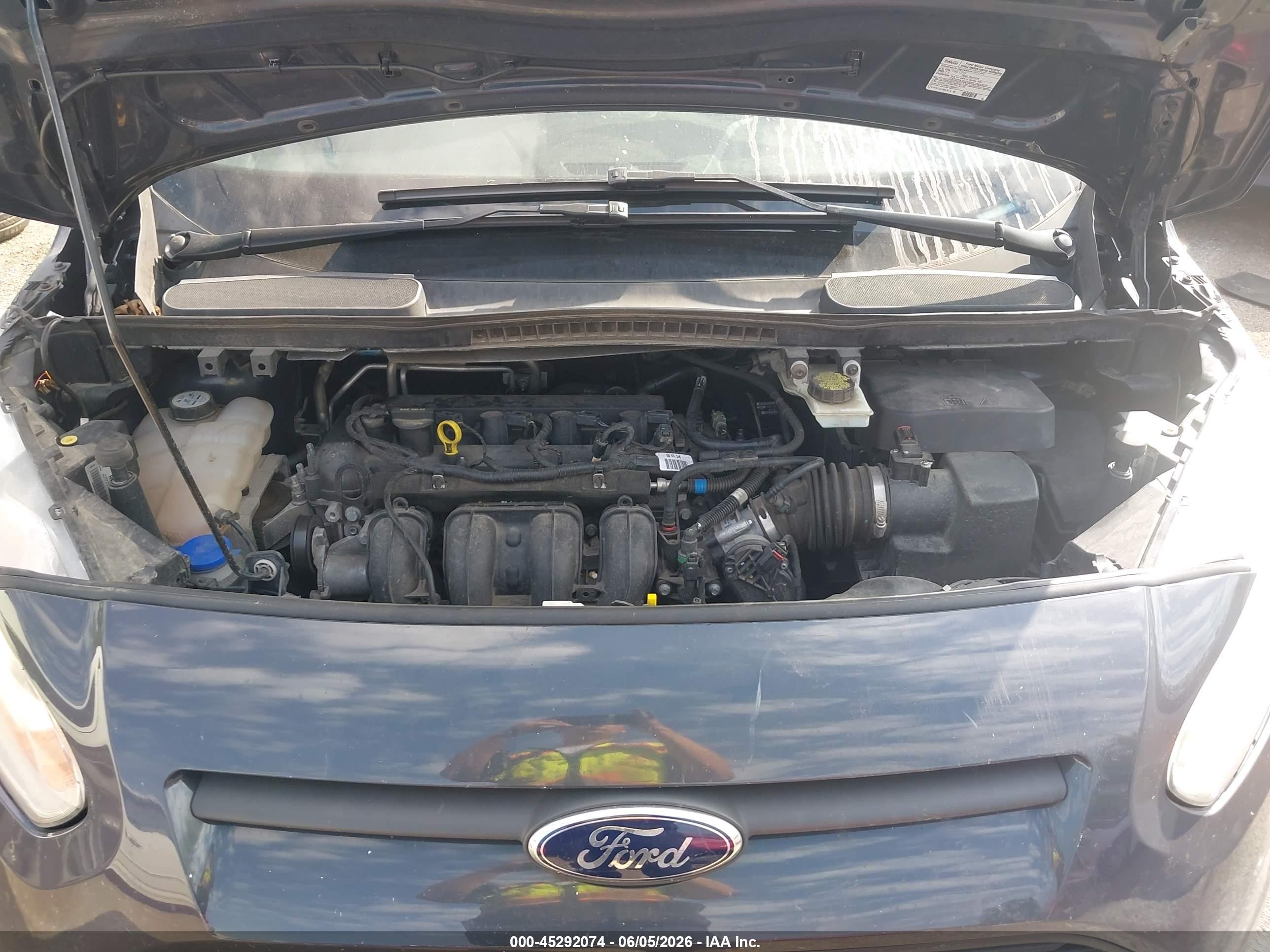 2014 Ford Transit Connect Xlt Blue vin: NM0GE9F73E1153124