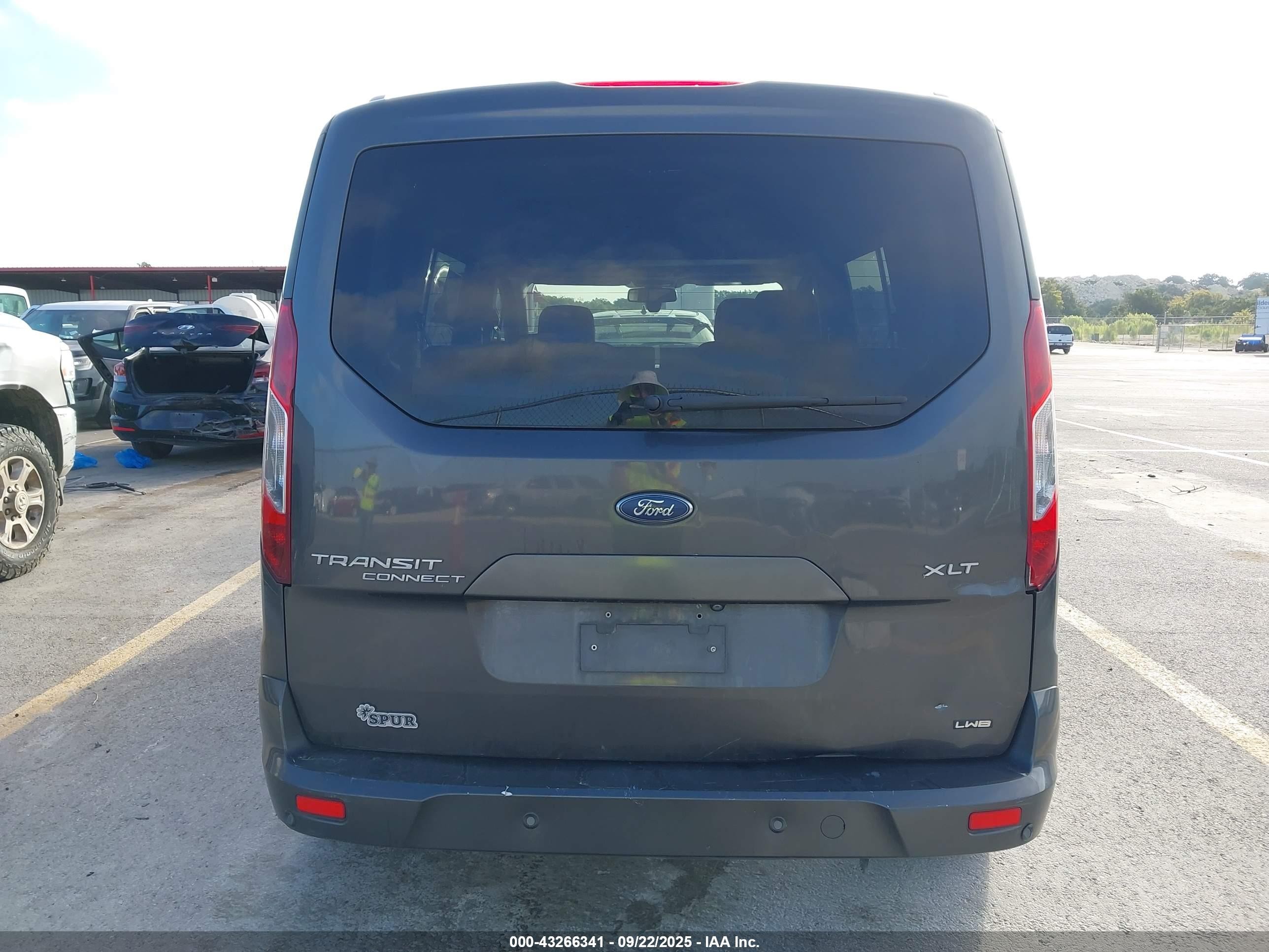 2018 Ford Transit Connect Xlt Gray vin: NM0GE9F73J1364642