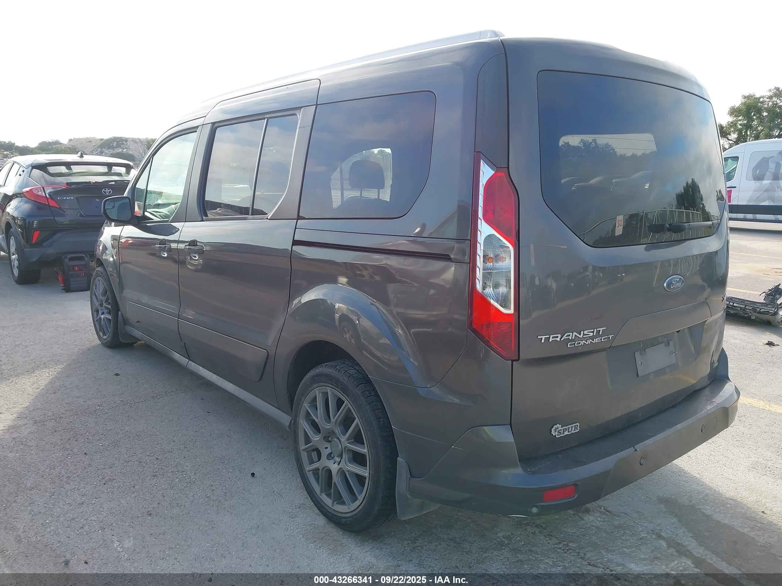 2018 Ford Transit Connect Xlt Gray vin: NM0GE9F73J1364642